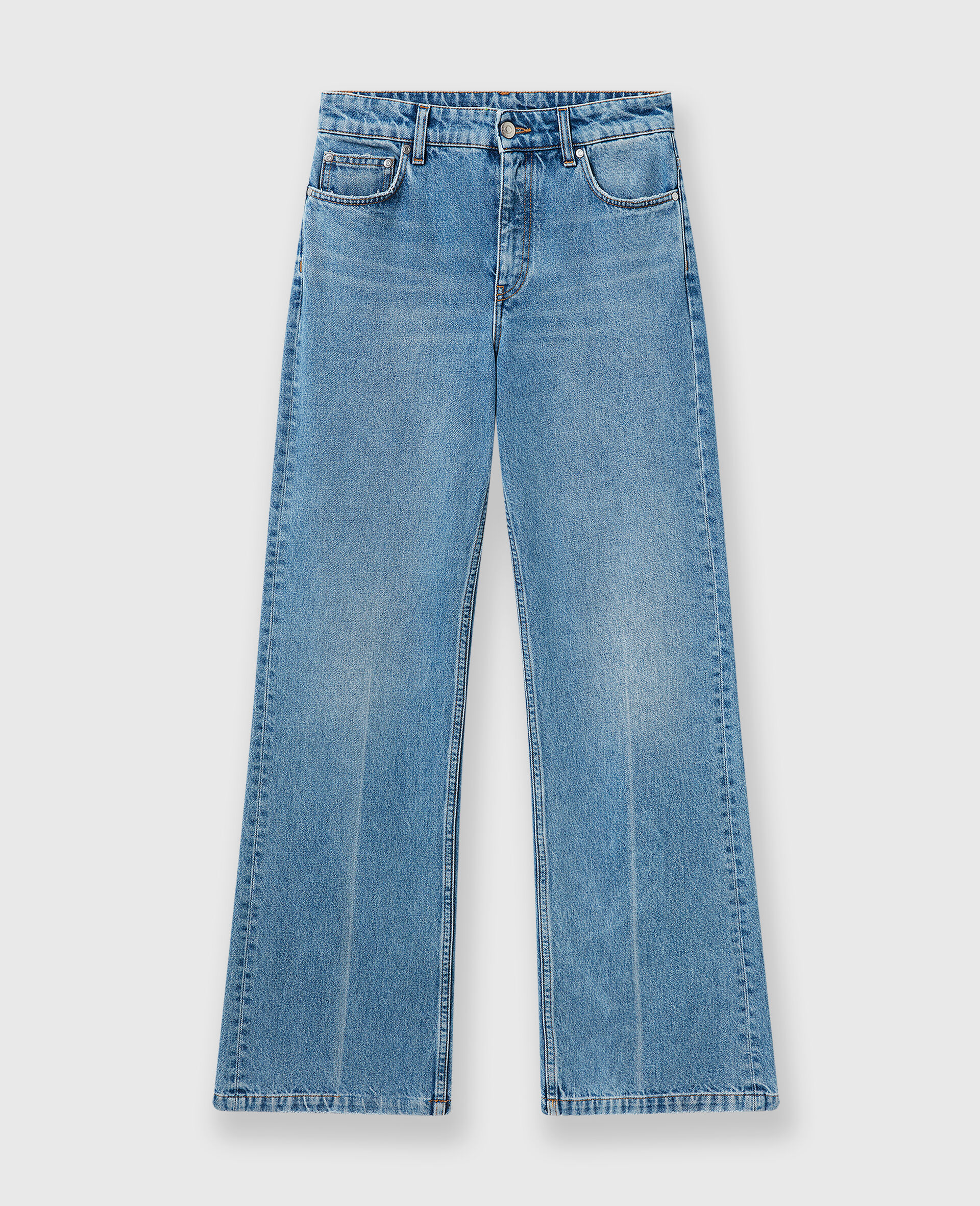Jean bootcut avec chaine Falabella aux poches-Bleu-large image number 0