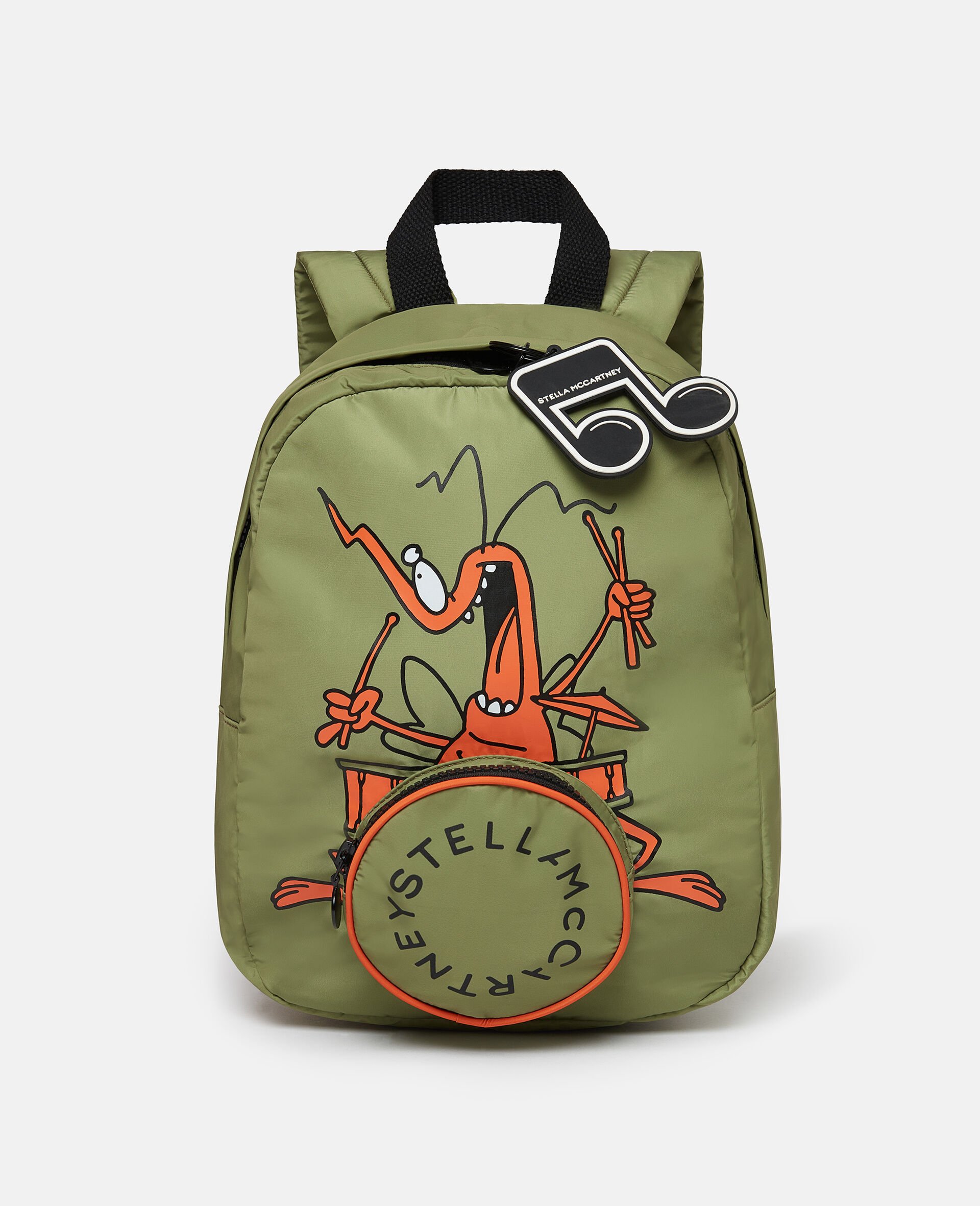 Bug Band Graphic Backpack-Green-medium