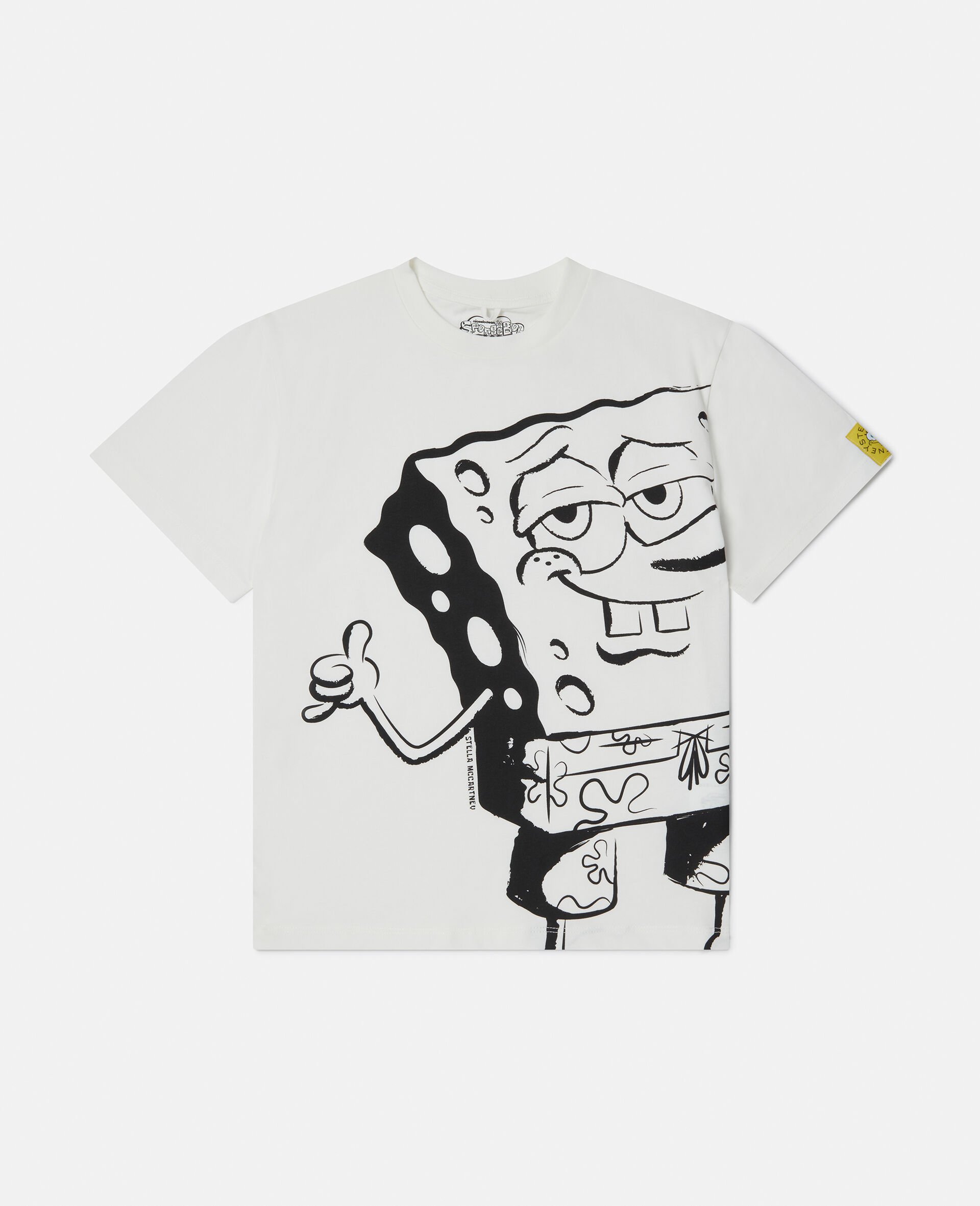 SpongeBob Graphic T-Shirt -Cream-large image number 0