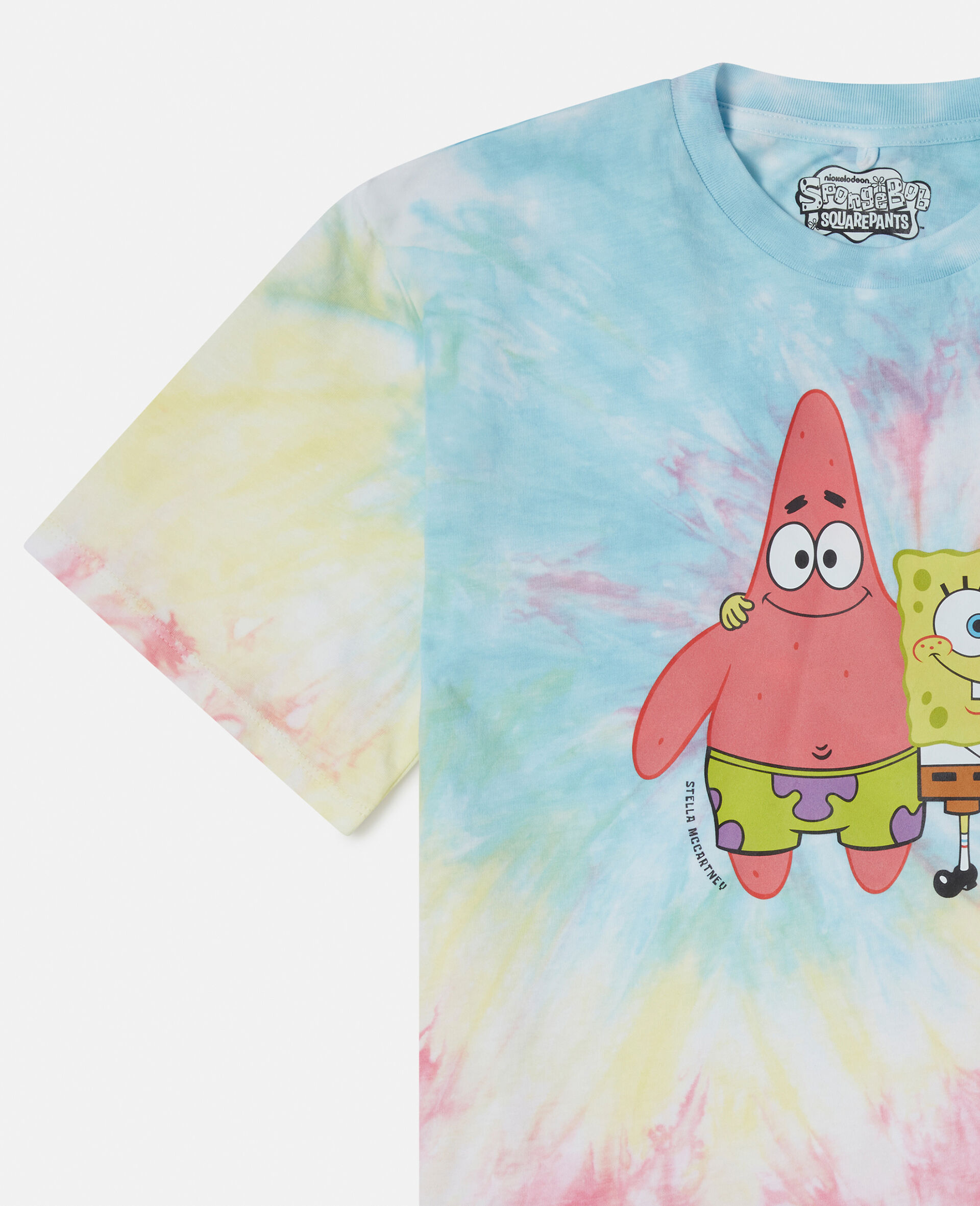 SpongeBob Graphic Tie-Dye T-Shirt-Multicolour-large image number 1