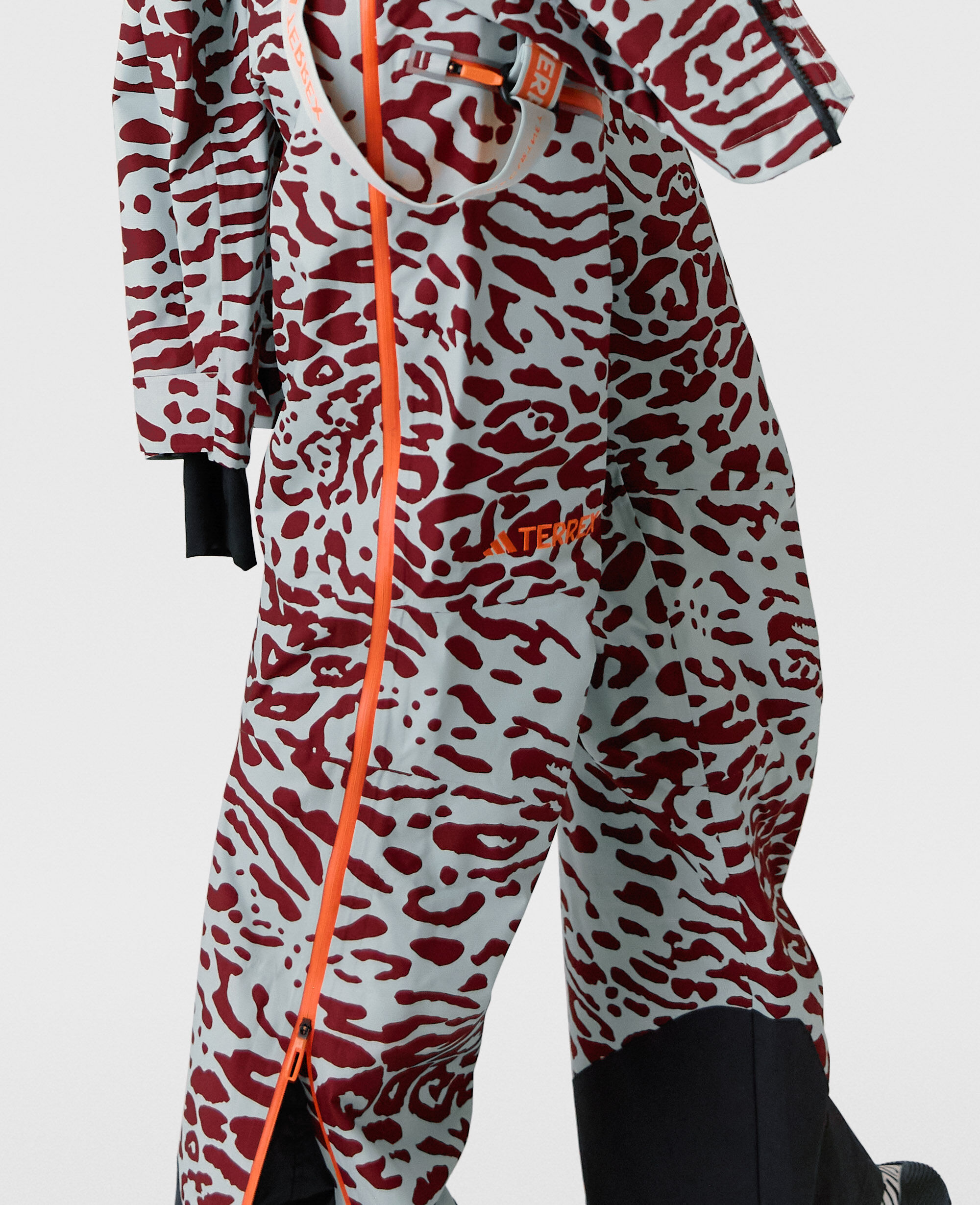 Women Vapor Green/Shadow Red TERREX TrueNature Ski Pants | Stella McCartney  US