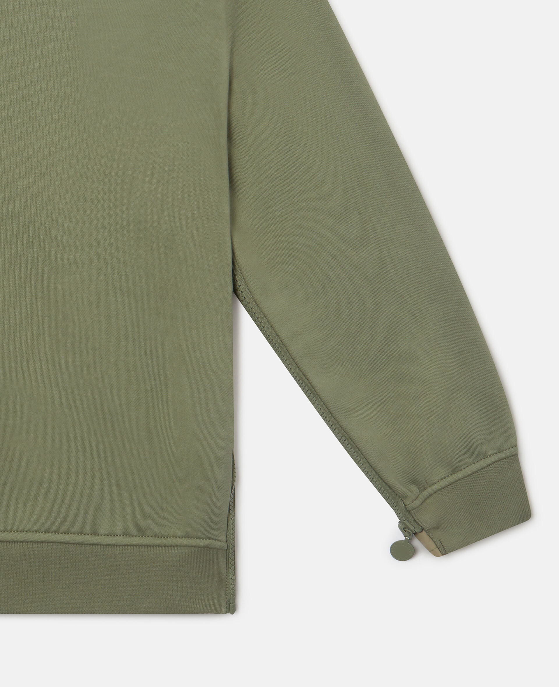 Logo Medallion Crewneck Sweatshirt-Green-large image number 3