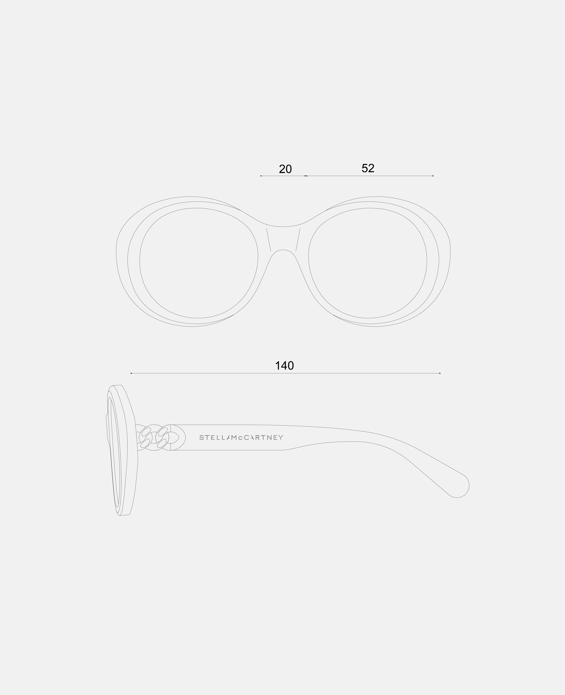 Oversized Round Gradient Sunglasses-Black-large image number 3