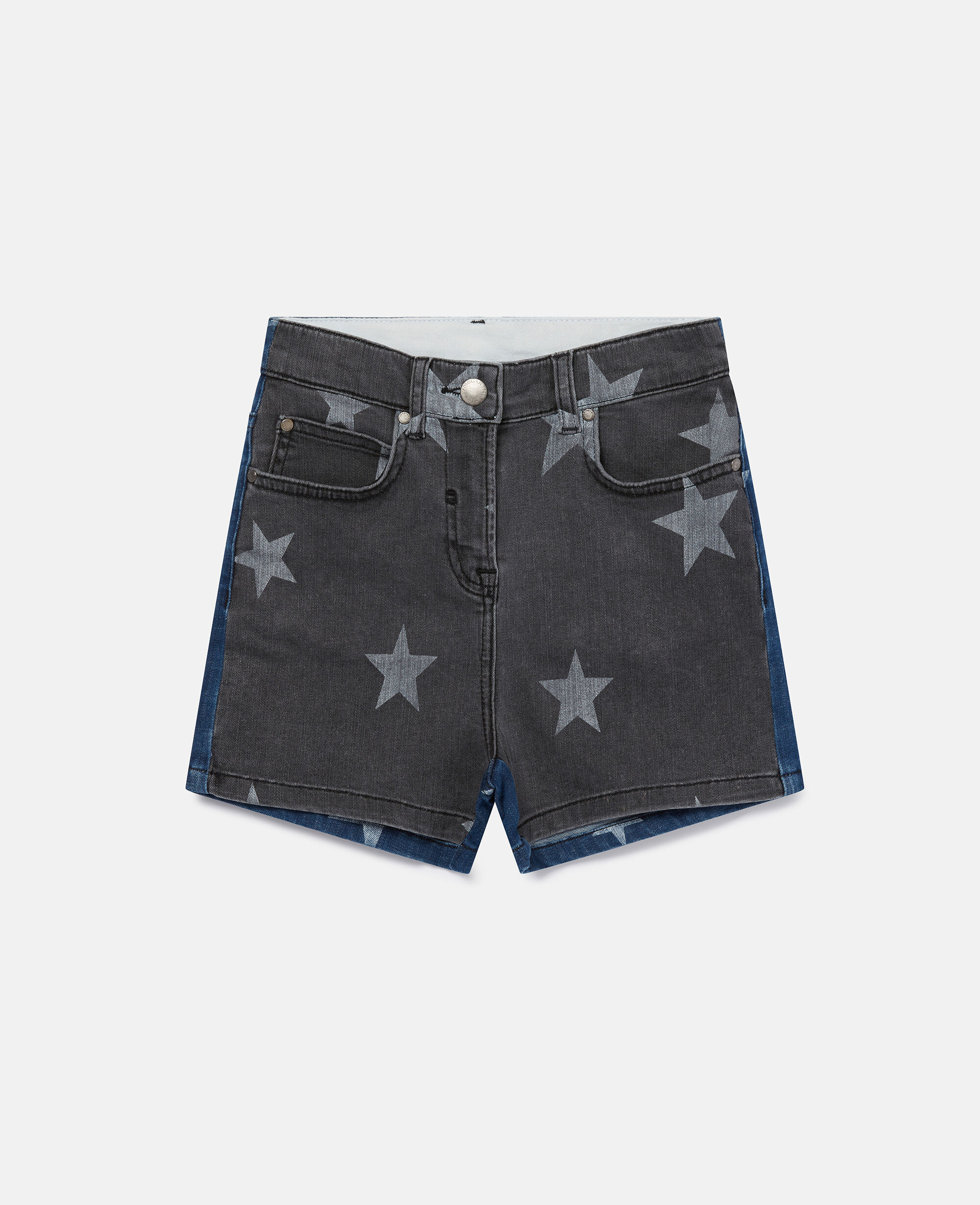 Stella McCartney Bambina Abbigliamento Pantaloni e jeans Shorts Pantaloncini Shorts in denim con stampa stelle effetto scolorito 