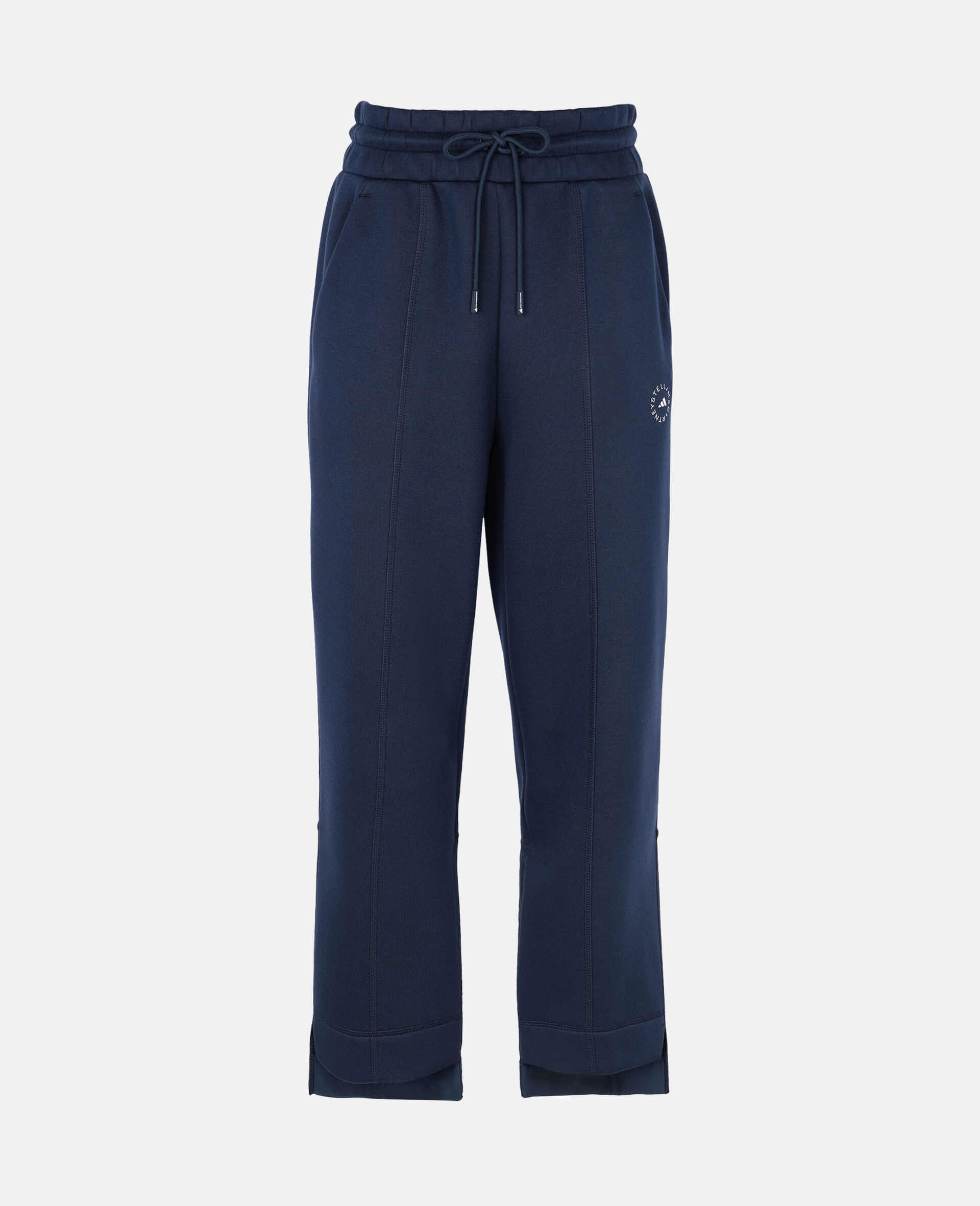 Blue Tapered Sweatpants-Blue-large image number 0