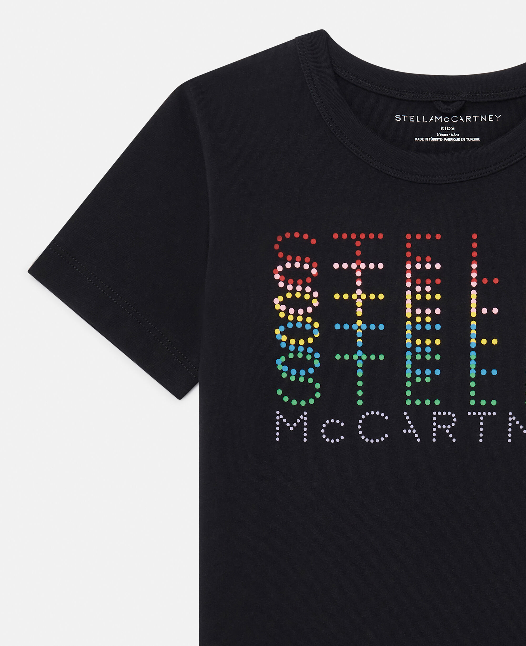 Women Black Logo Graphic T-Shirt | Stella McCartney US