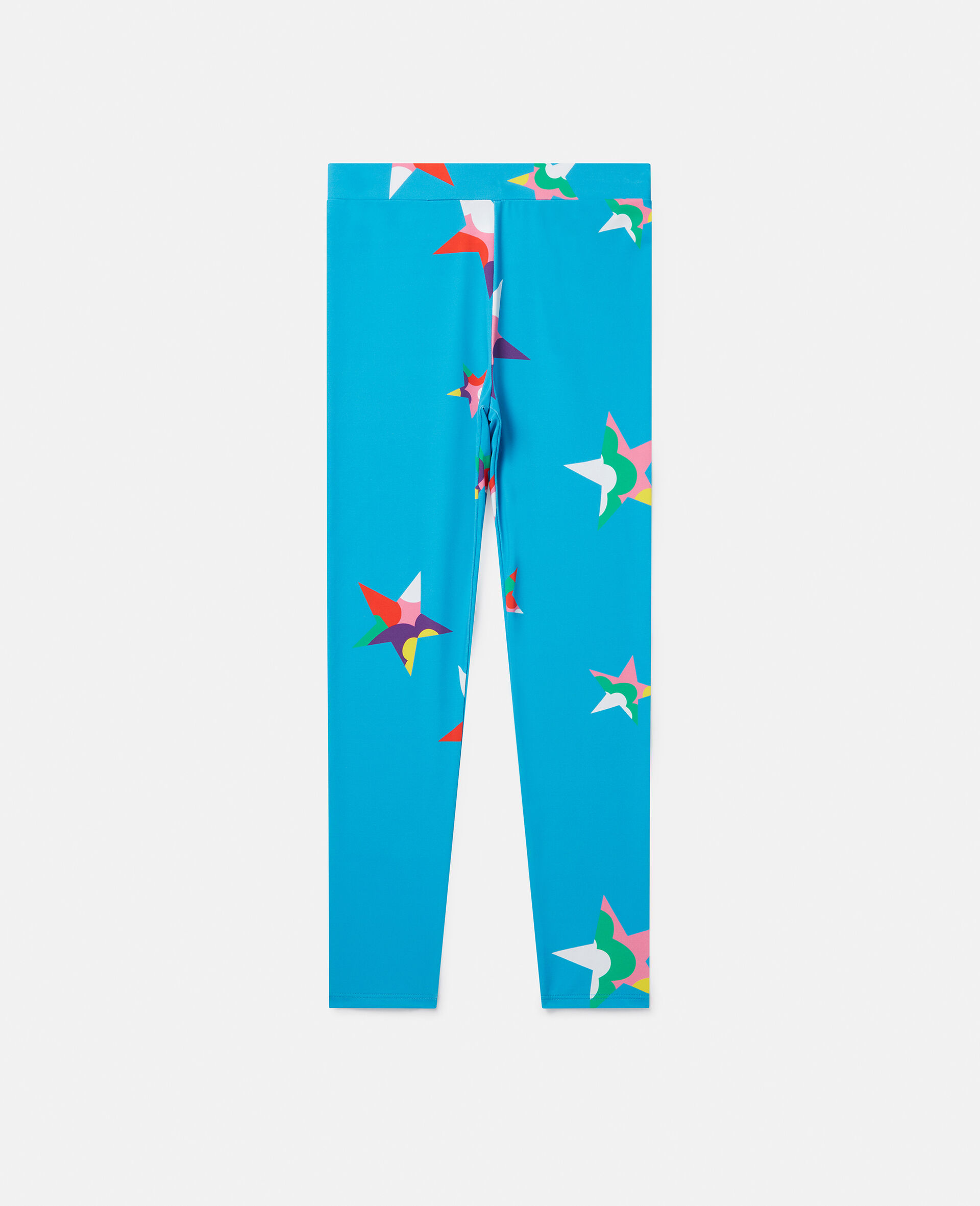 Star Print Leggings-Blue-large image number 0