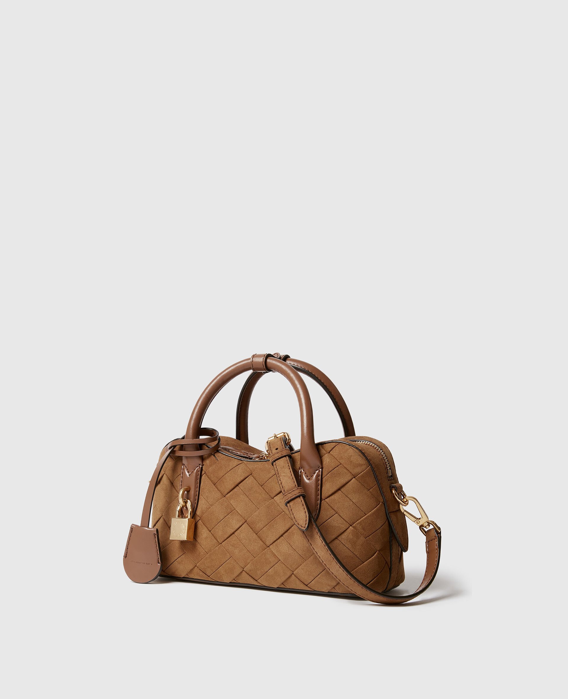 Ryder Woven Suede-Effect Crossbody Bag