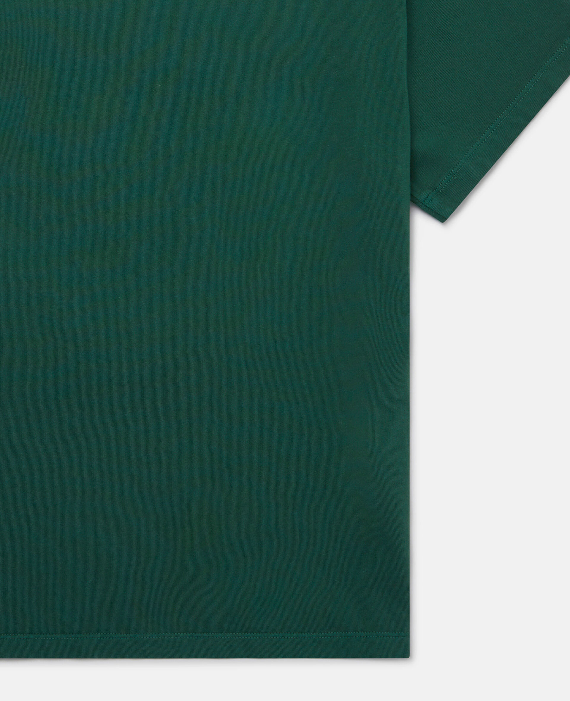 T-Shirt mit Kreislogo-Aufnäher-Grün-large T-Shirt mit Kreislogo-Aufnäher-Grün-large image number 3