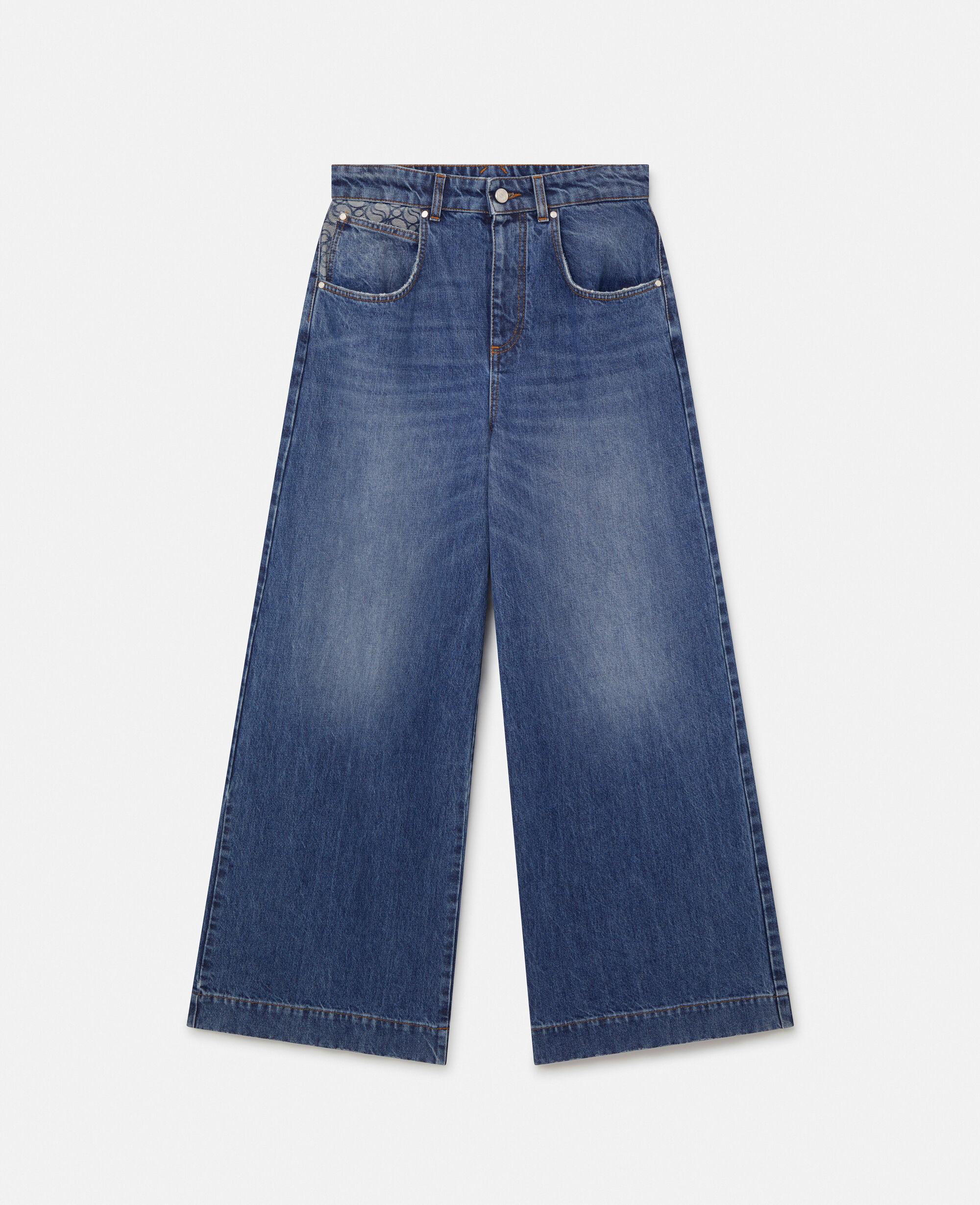 Stella mccartney new arrivals wide leg jeans