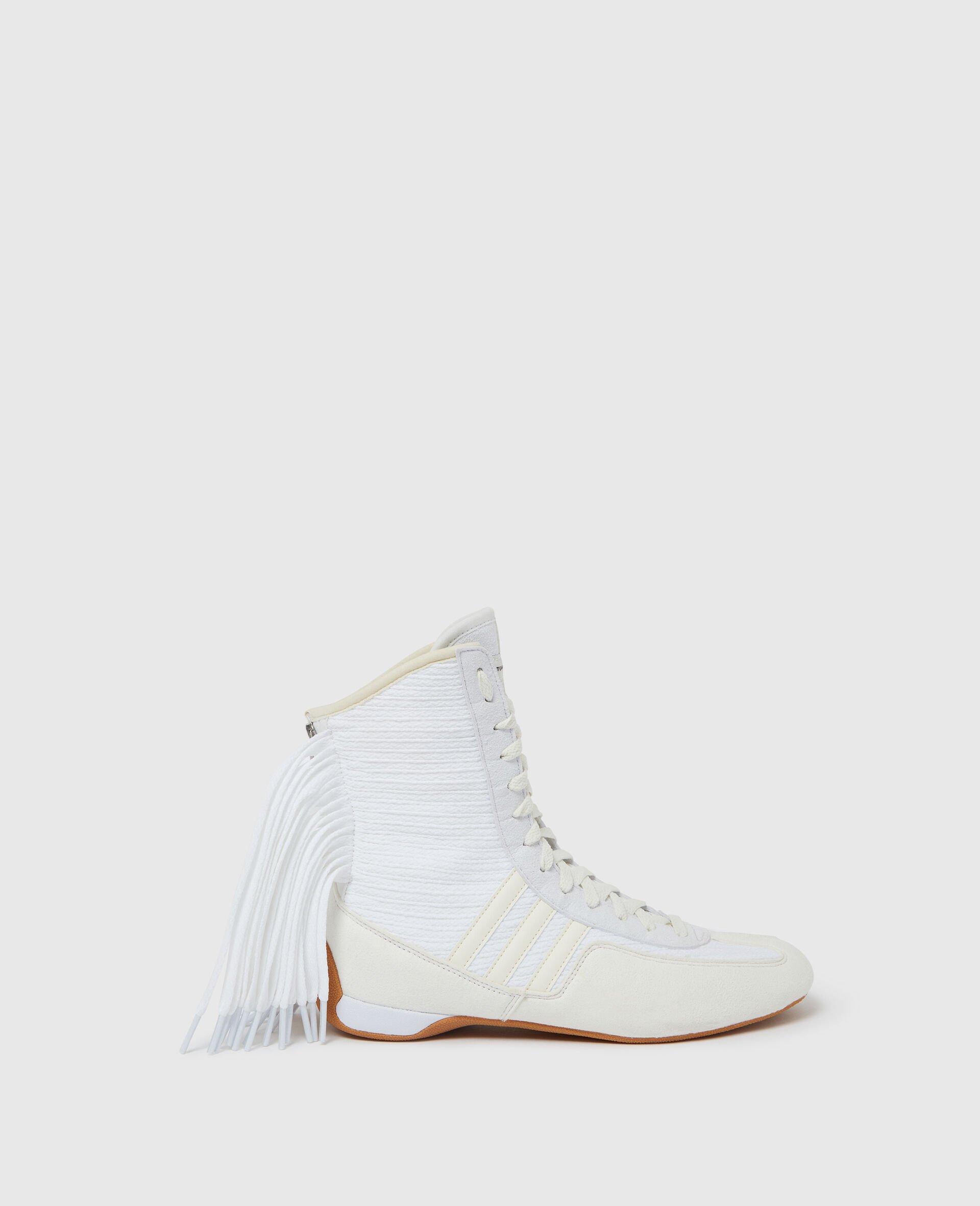 Rasant Fringe High-Top Trainers-White-medium