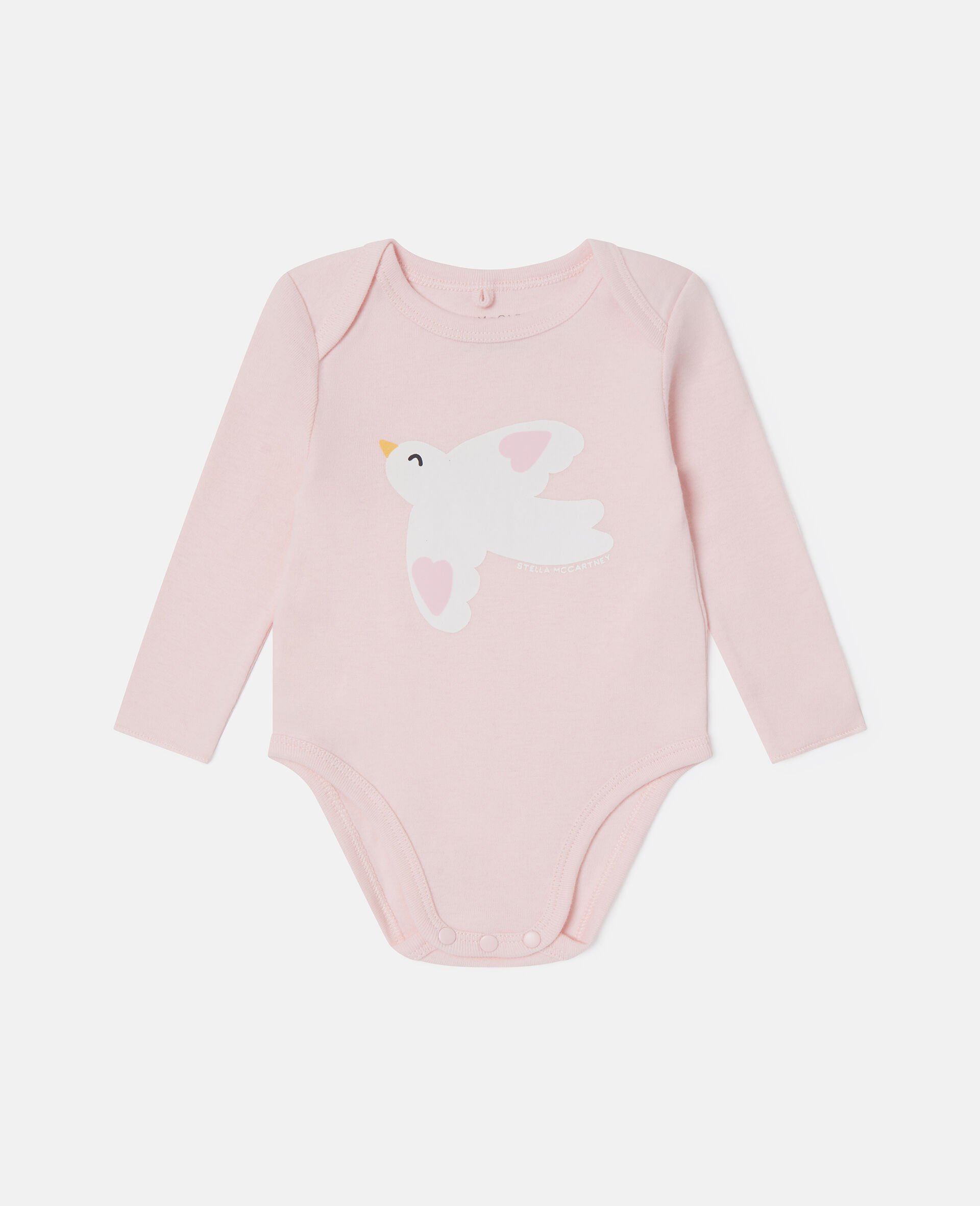 Dove Printed Romper Set-Pink-large image number 0