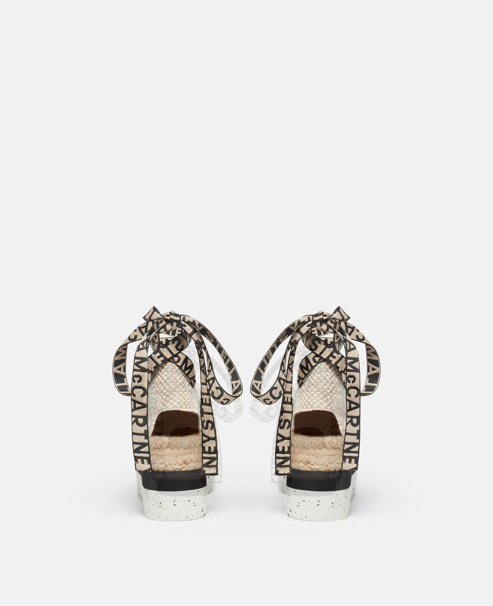 Espadrilles en toile Gaia avec broderie Little Black Bunny-Blanc-large image number 1