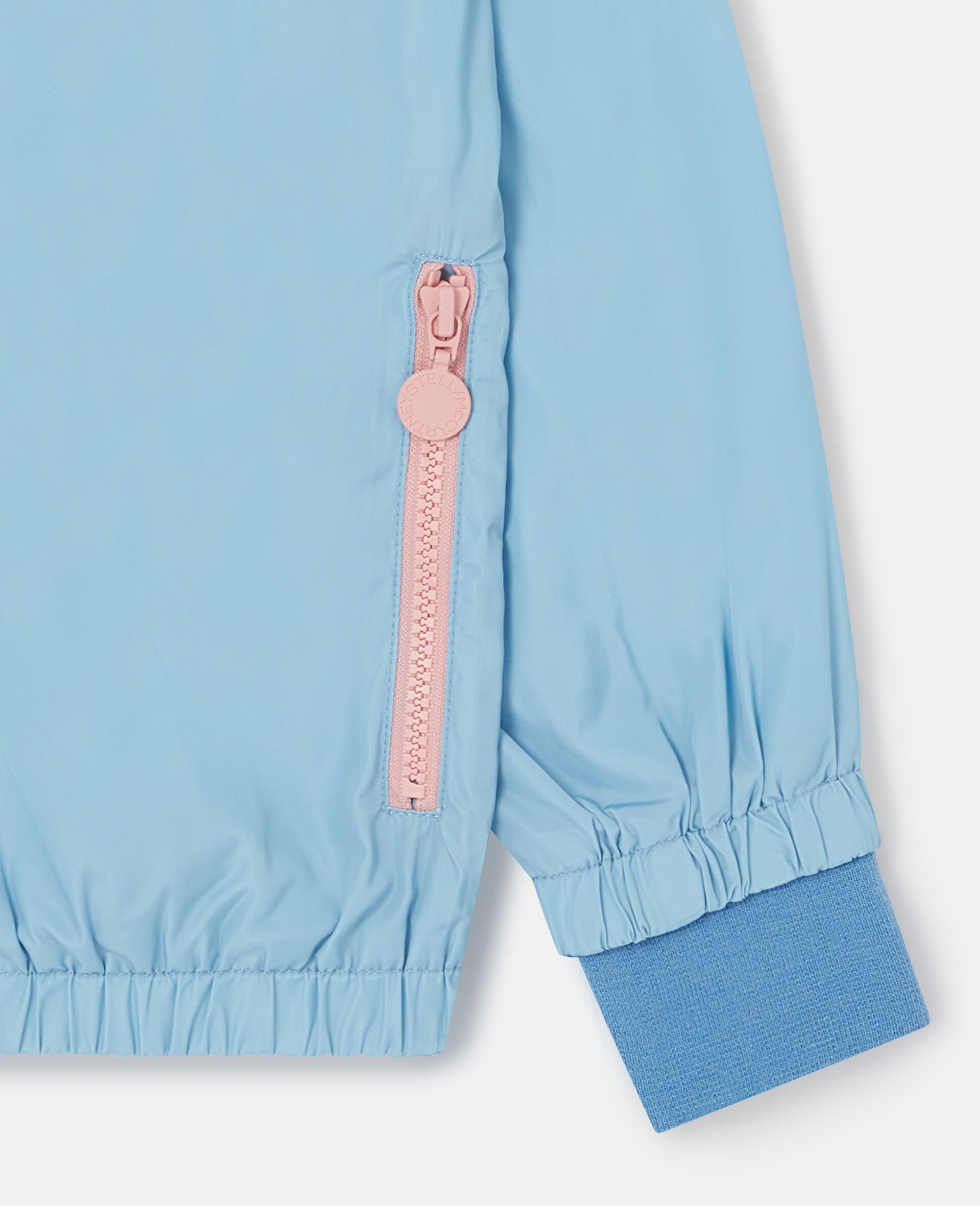 Veste zippee avec detail etoile de mer  -Bleu-large image number 3