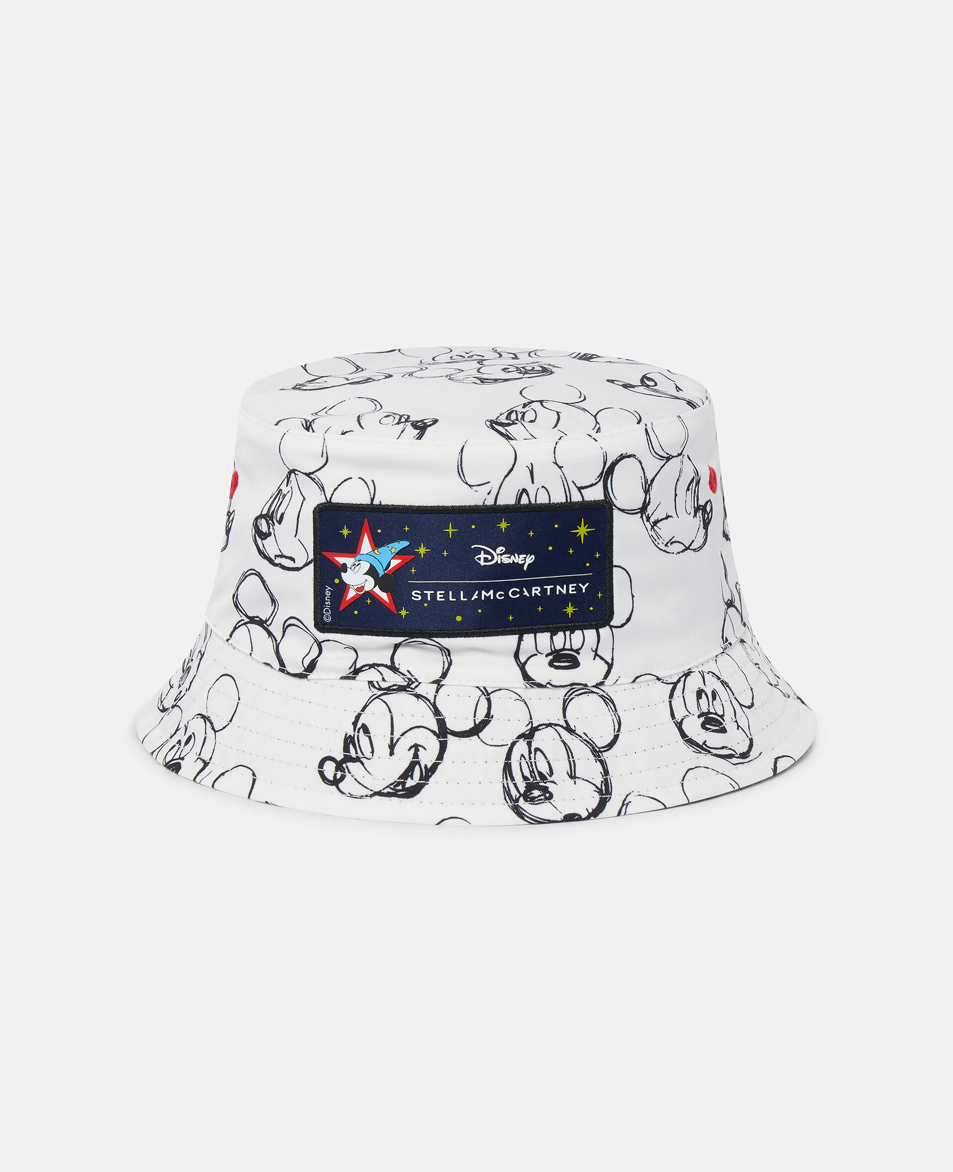 Fantasia Reversible Mickey Print Bucket Hat-White-large image number 0