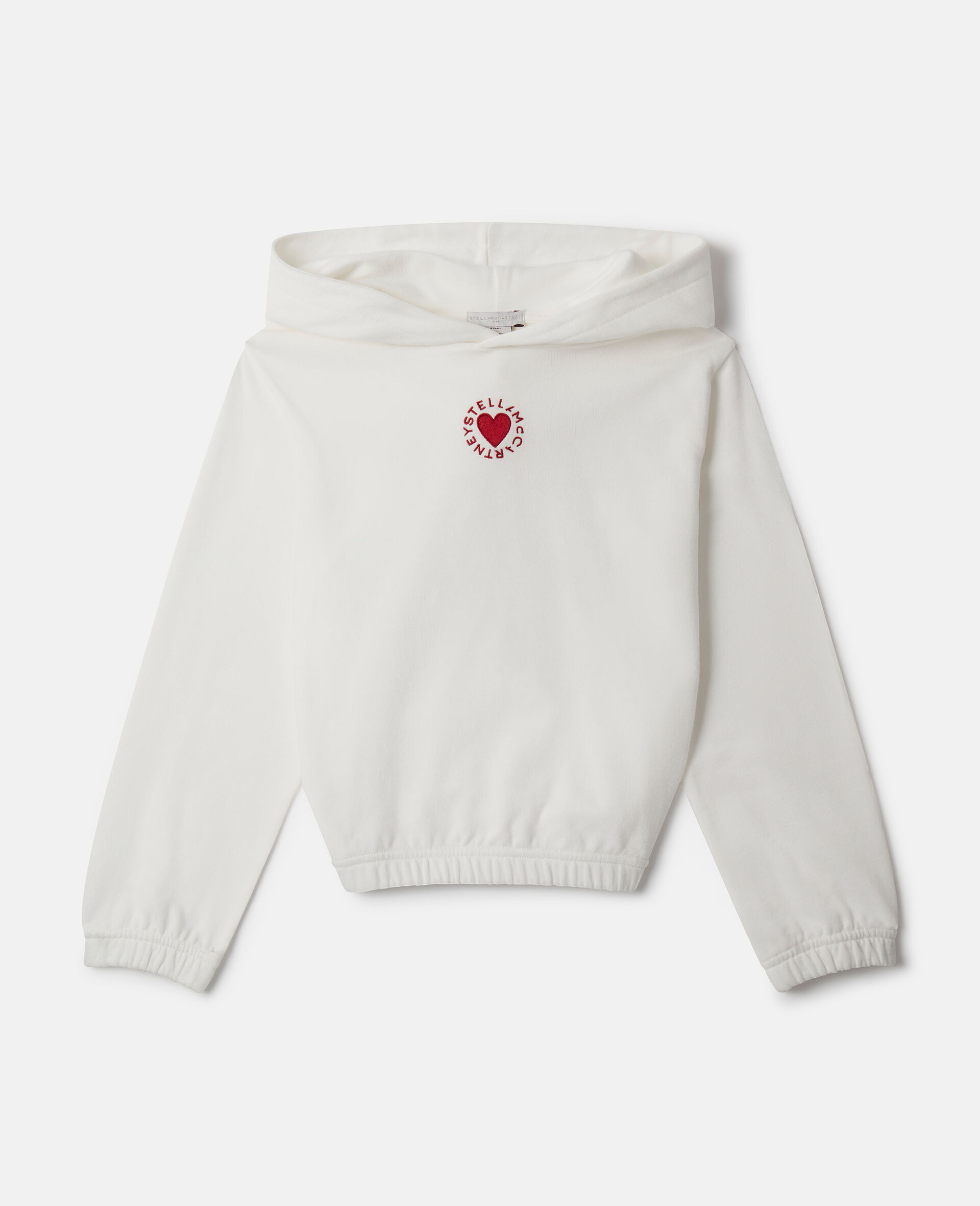 Hoodie mit Herz-Stickerei-Weiß-large image number 0