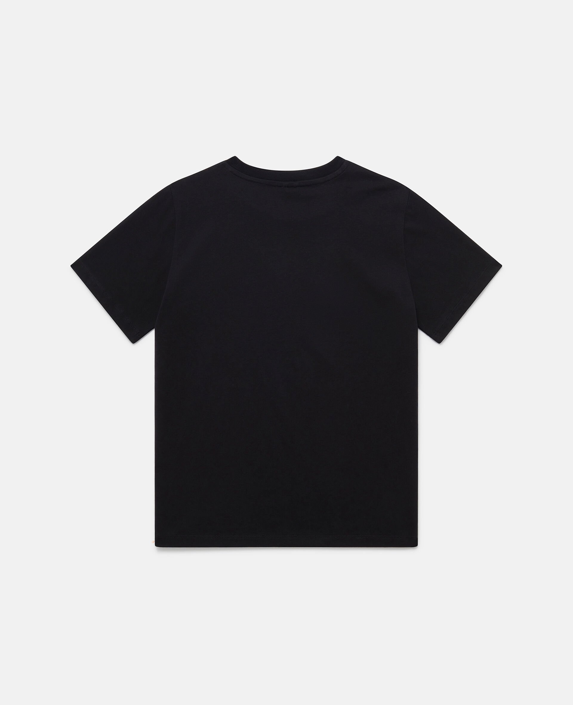 Logo Pumpkin Print T-Shirt-Black-large Logo Pumpkin Print T-Shirt-Black-large image number 2