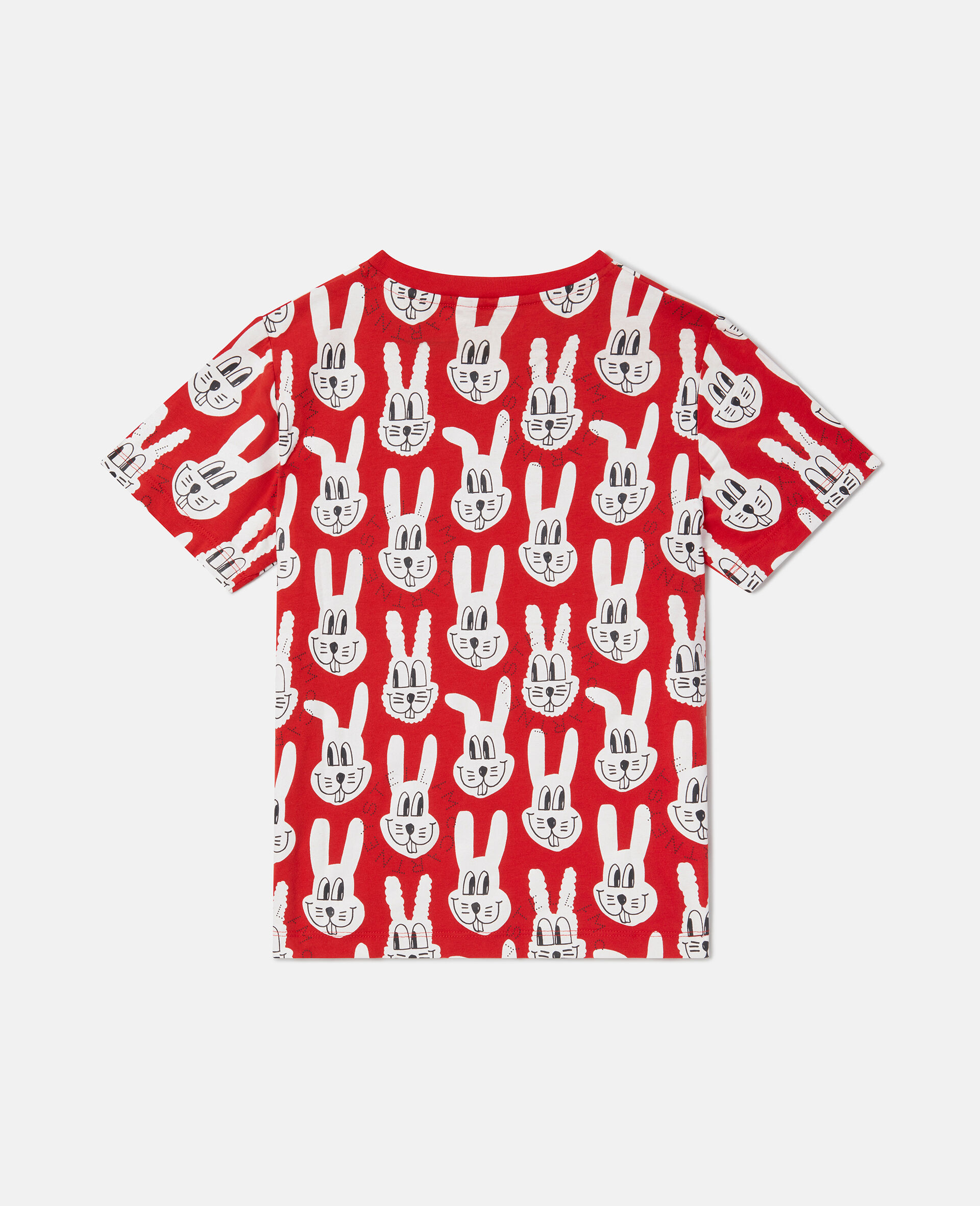 Rabbit Print T-Shirt-Pink-large image number 2
