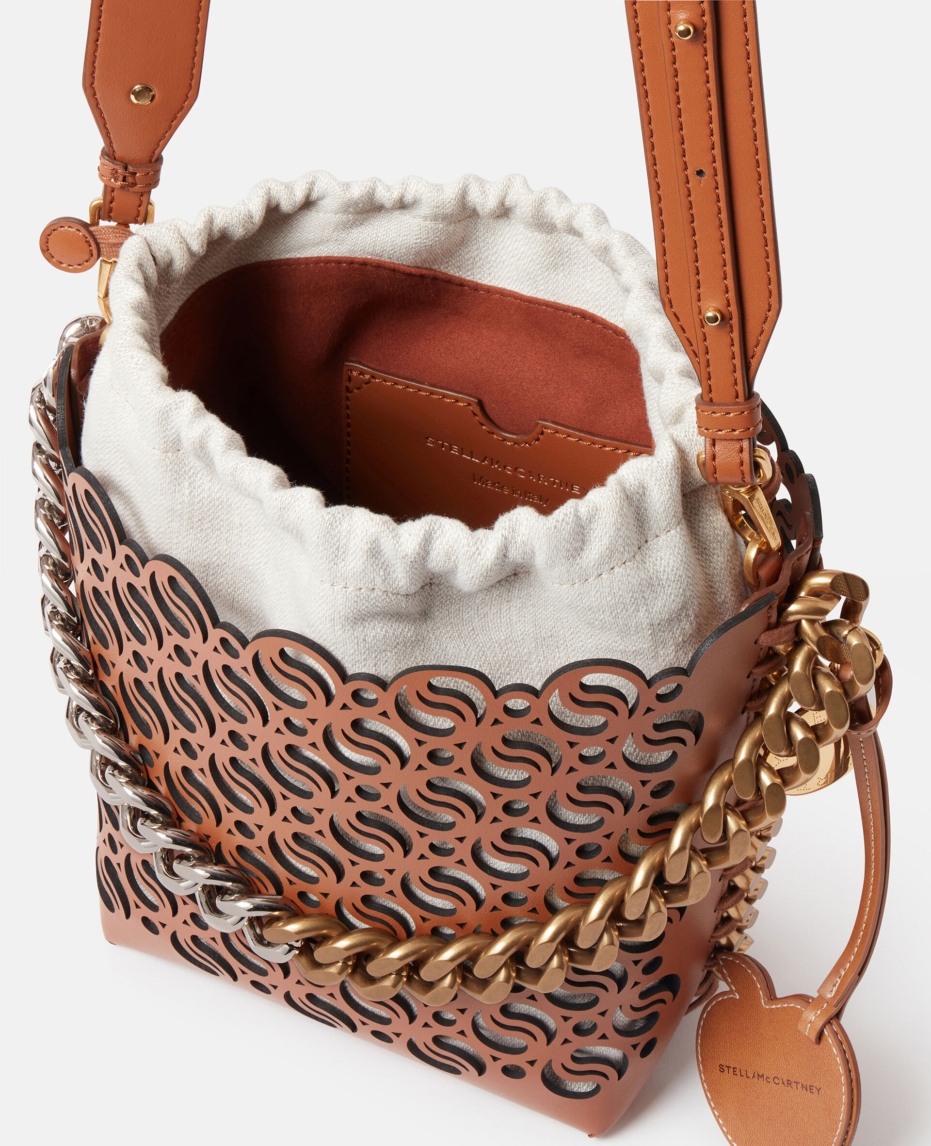 Frayme S-Wave Bucket Bag-Brown-large image number 3