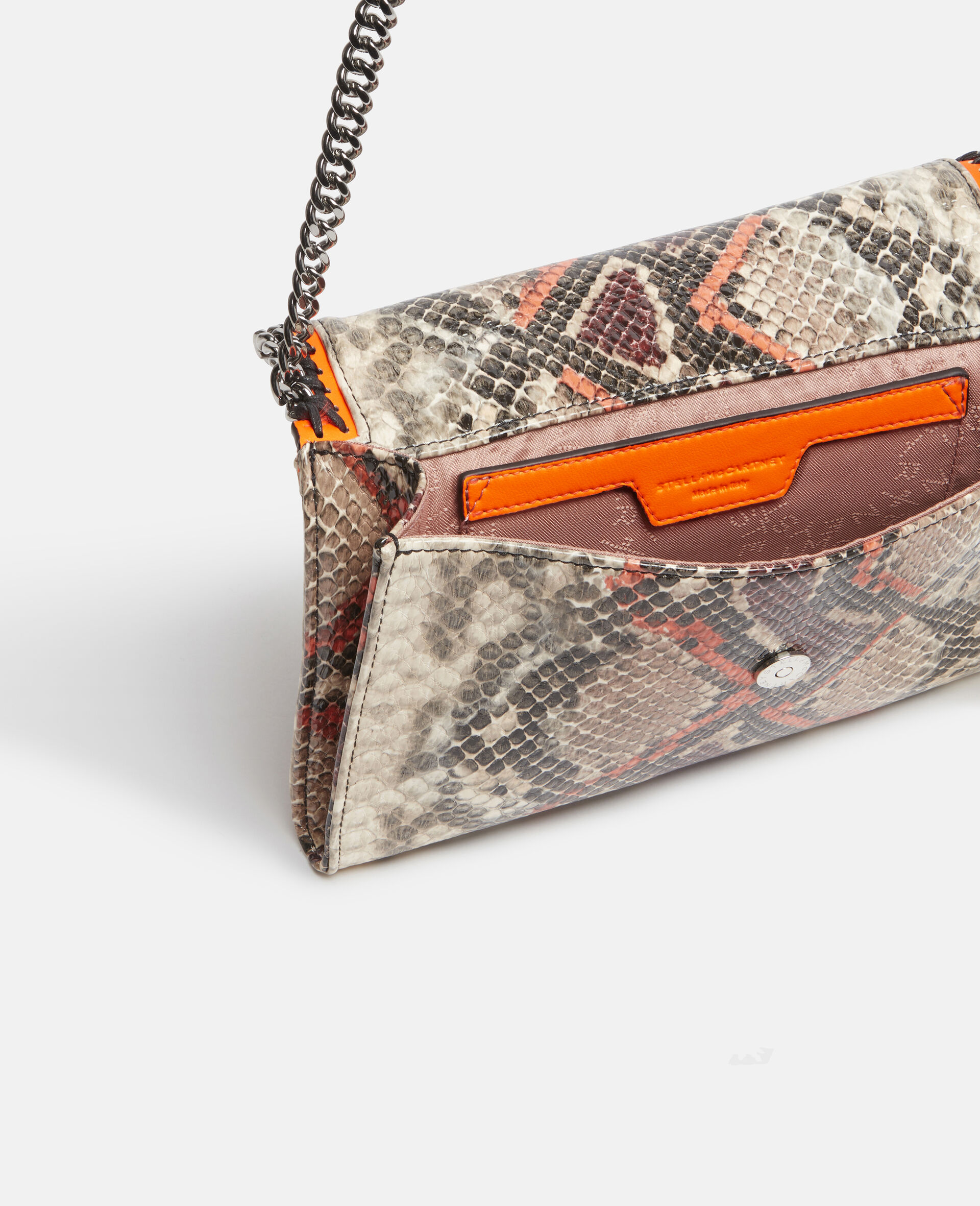 Falabella Mini Shoulder Bag-Orange-large image number 3