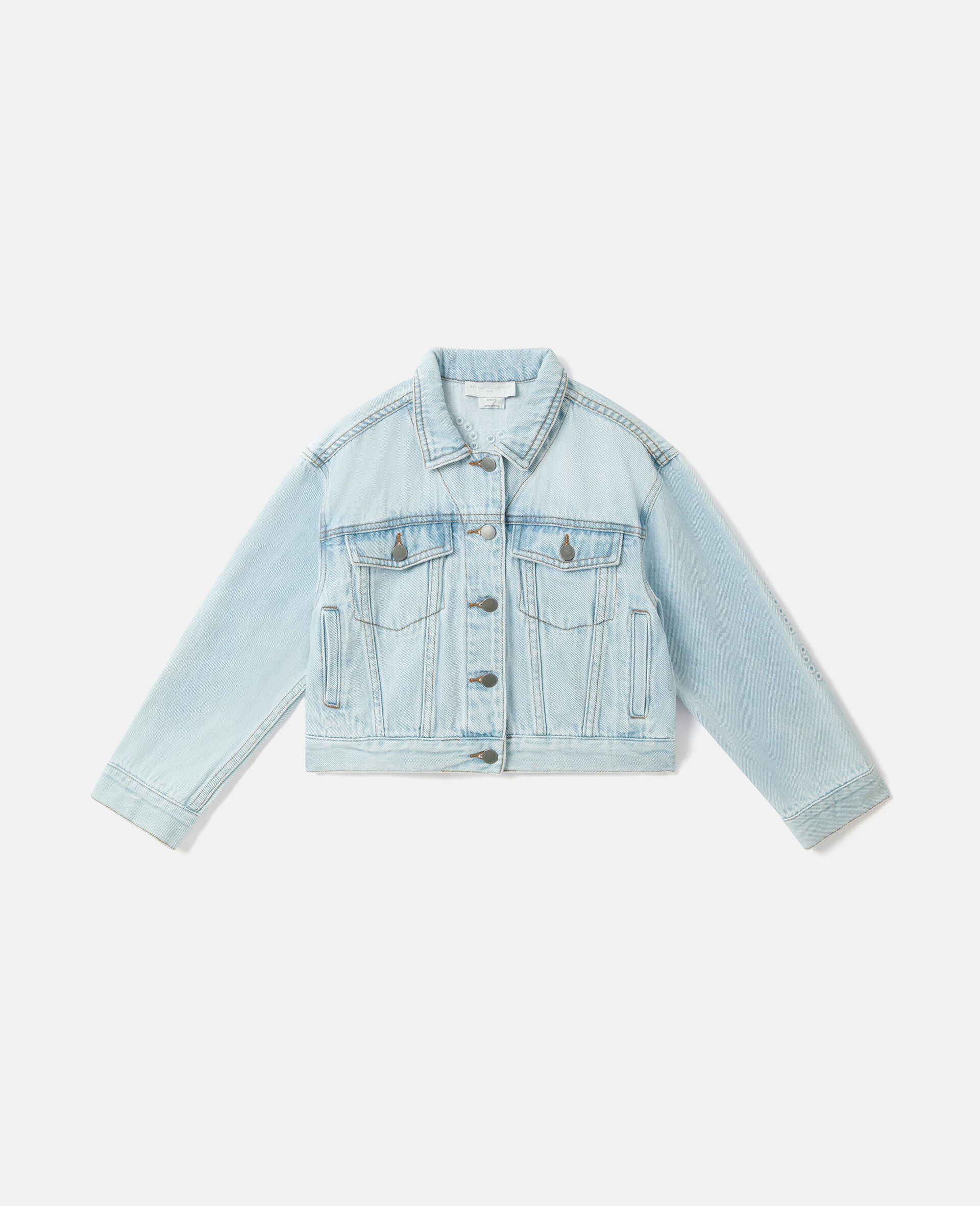 Denim Trucker Jacket  -Blue-medium