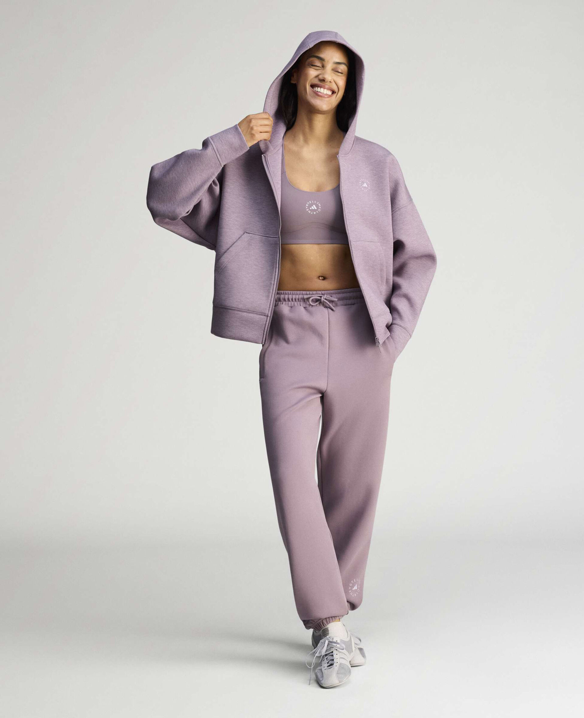 Logo Scuba Hoodie-Purple-large image number 5