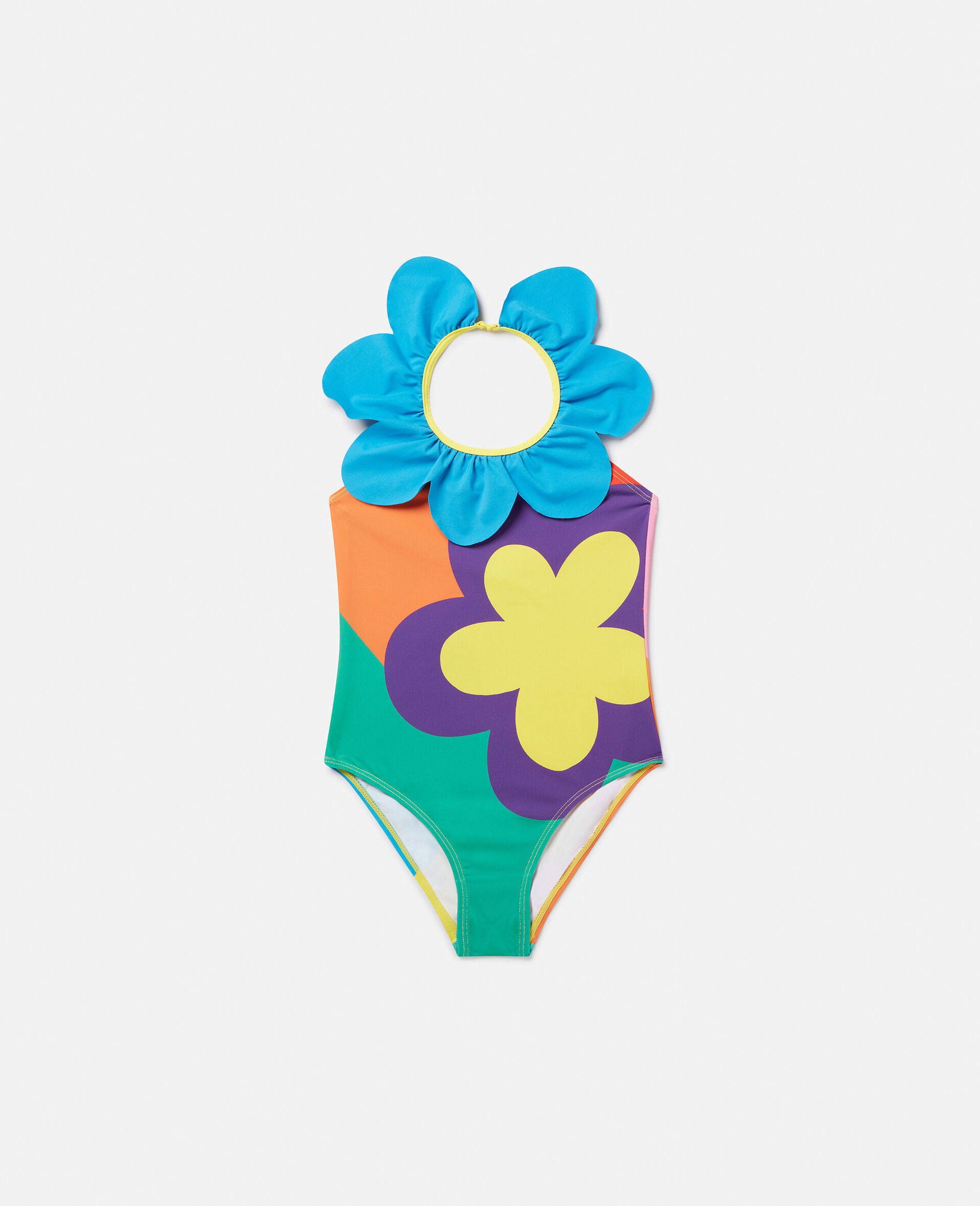 Love Graphic Swimsuit-Multicolour-large image number 0