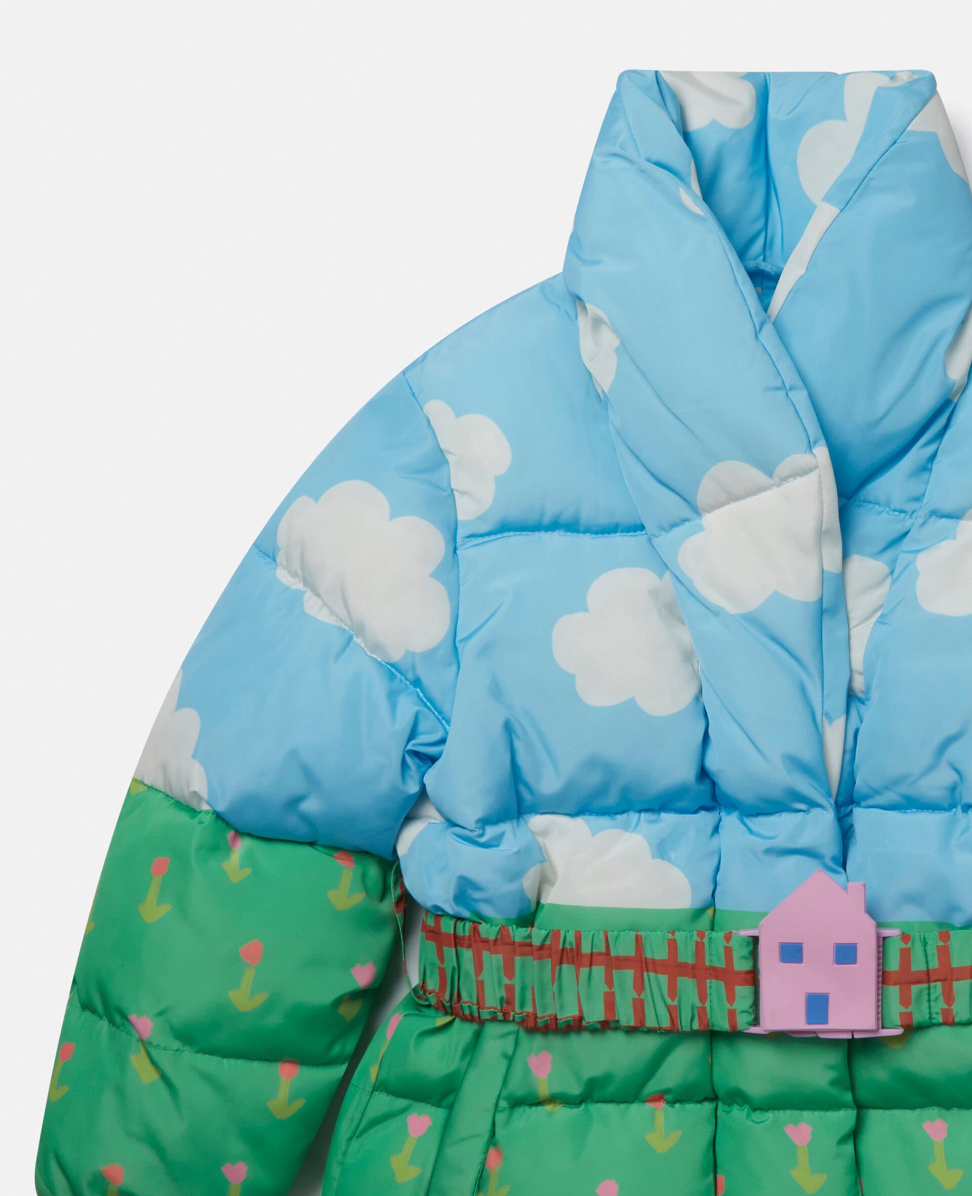 Farmyard Print Puffer Coat -Multicolour-large Farmyard Print Puffer Coat -Multicolour-large image number 2