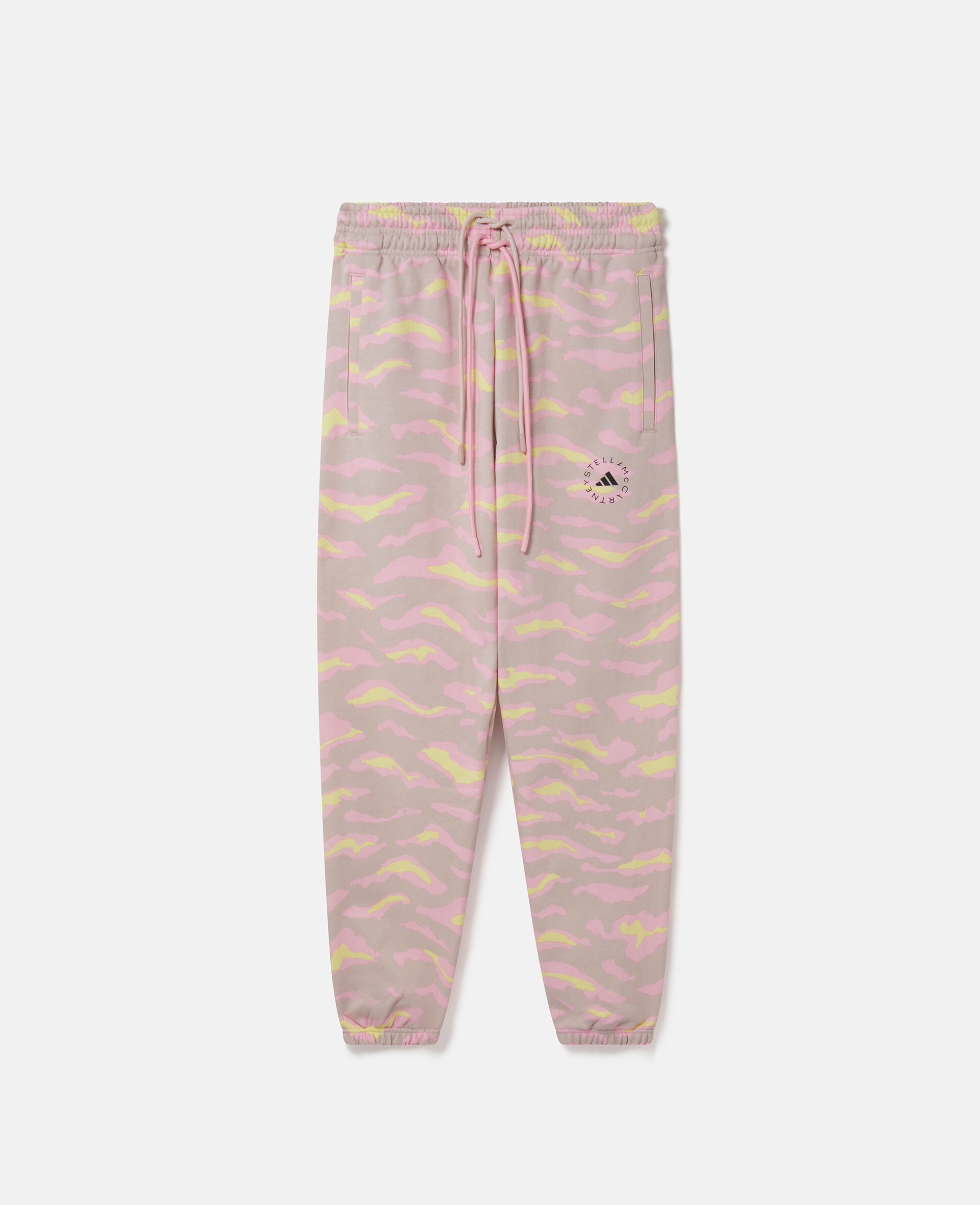 TrueCasuals Zebra Print Sweatpants-Multicolour-large image number 0