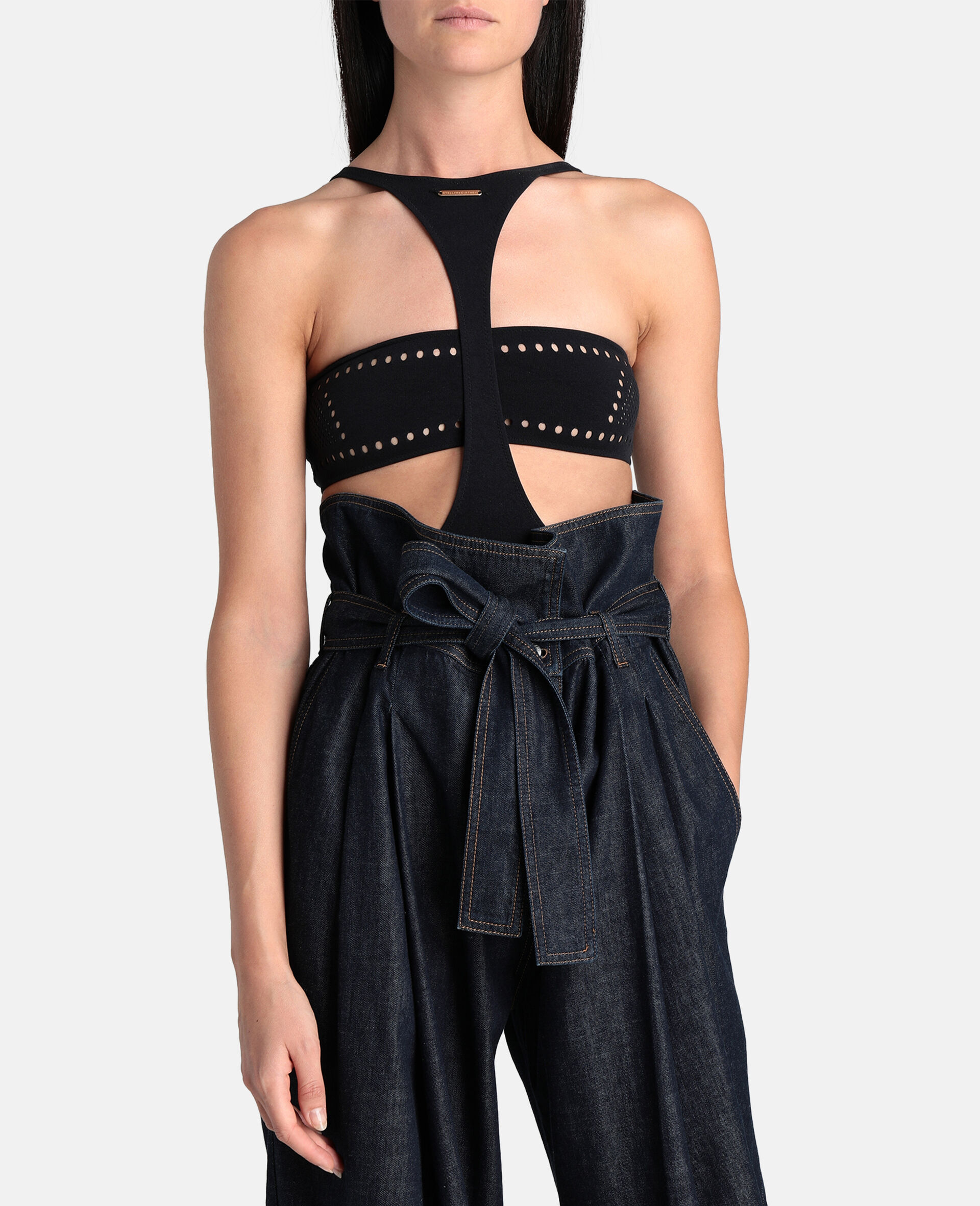 Stellawear Graphic Bodysuit-Black-large image number 3