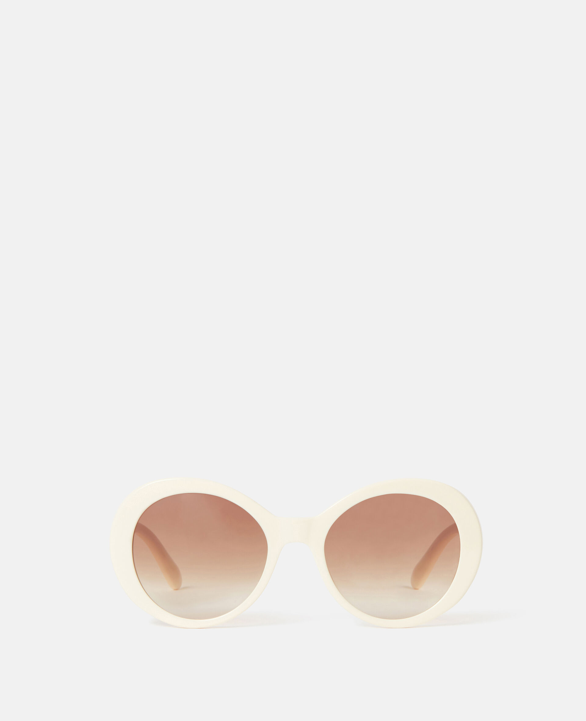 Falabella Pin Round Sunglasses-Cream-model