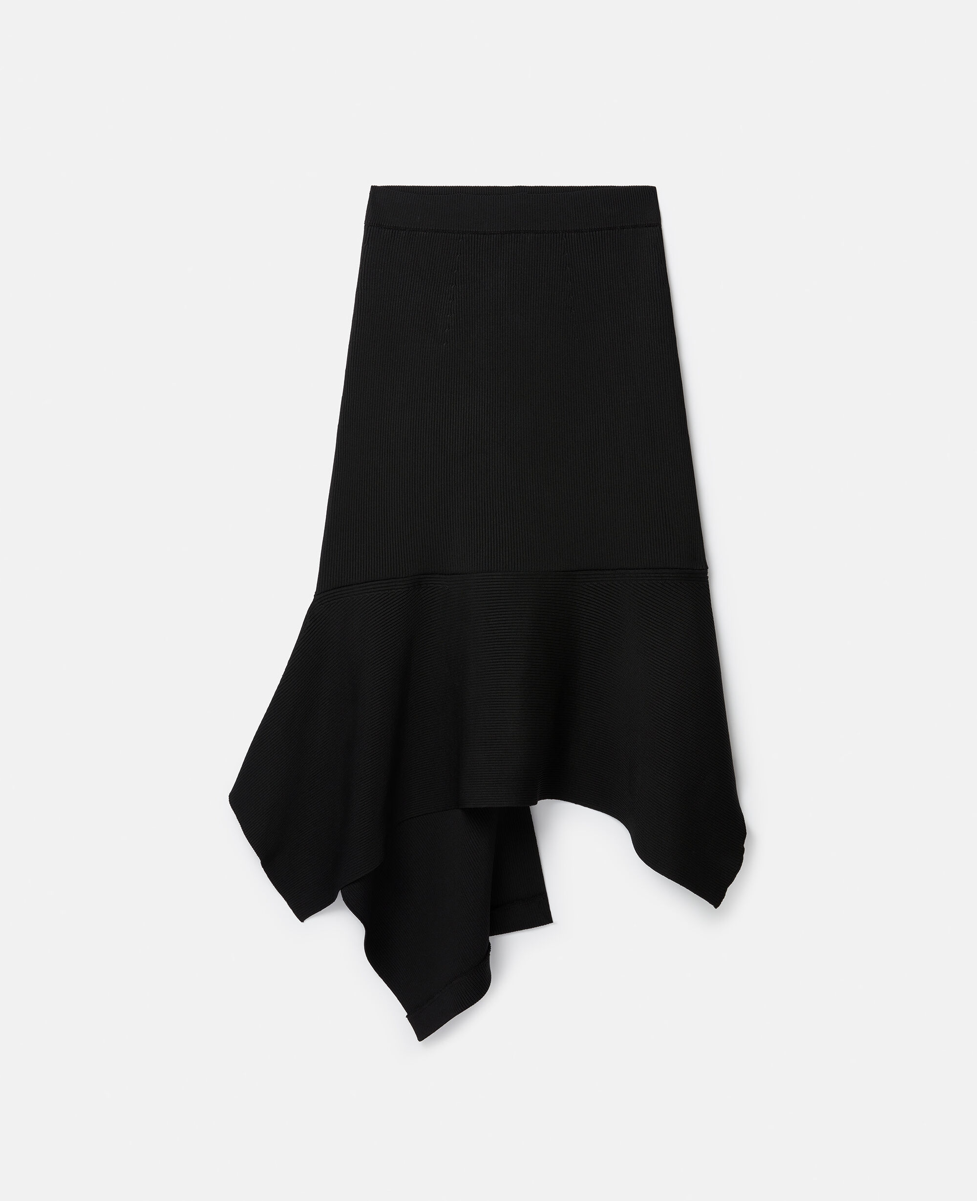 STELLA McCARTNEY ステラマッカートニースカラップロングスカート黒タグ表記36サイズ