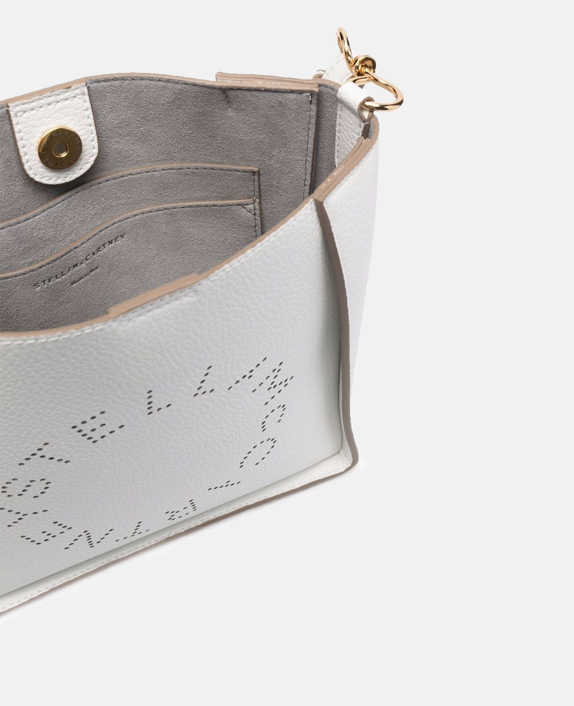 Women ピュアホワイト ステラ ロゴ ミニ クロスボディバッグ | Stella McCartney JP