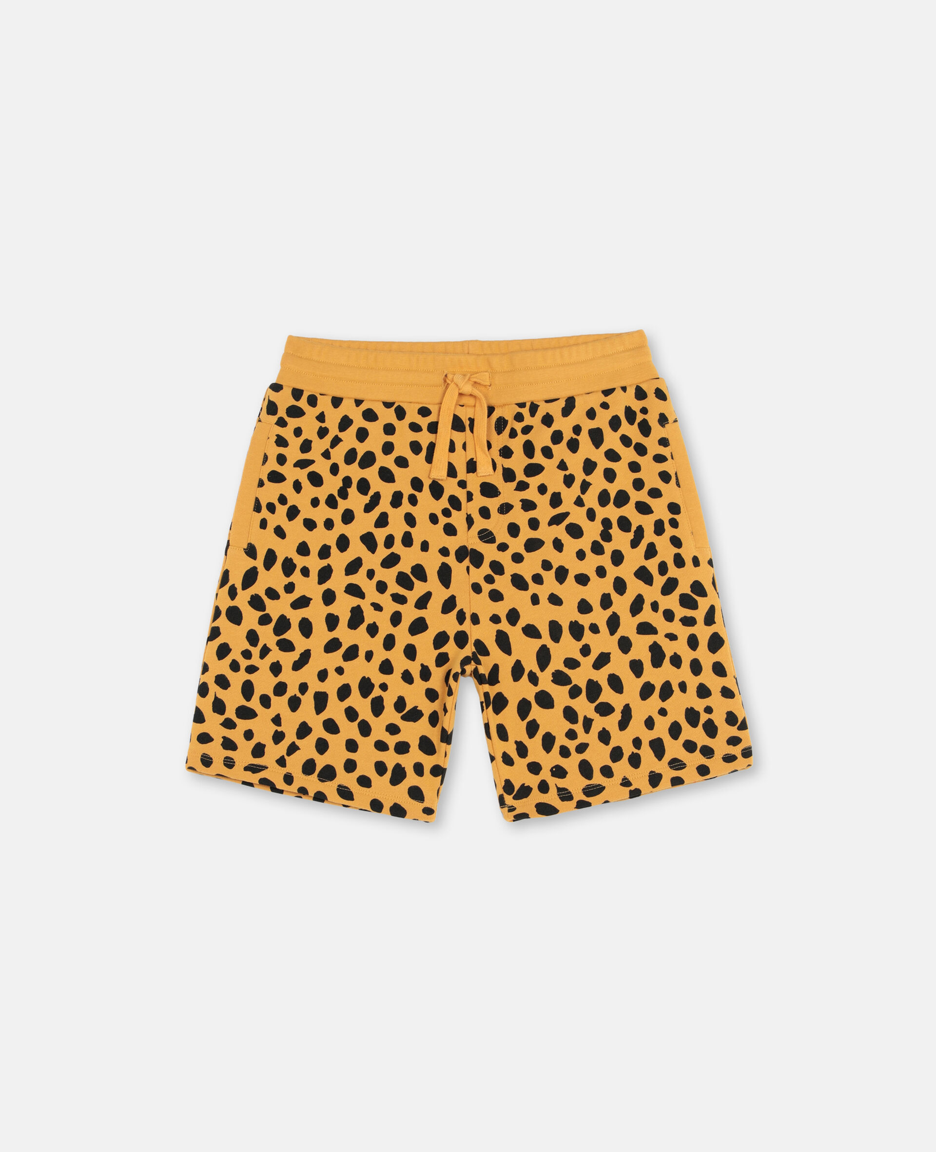 Cheetah Dots Cotton Shorts -Multicolour-large image number 0