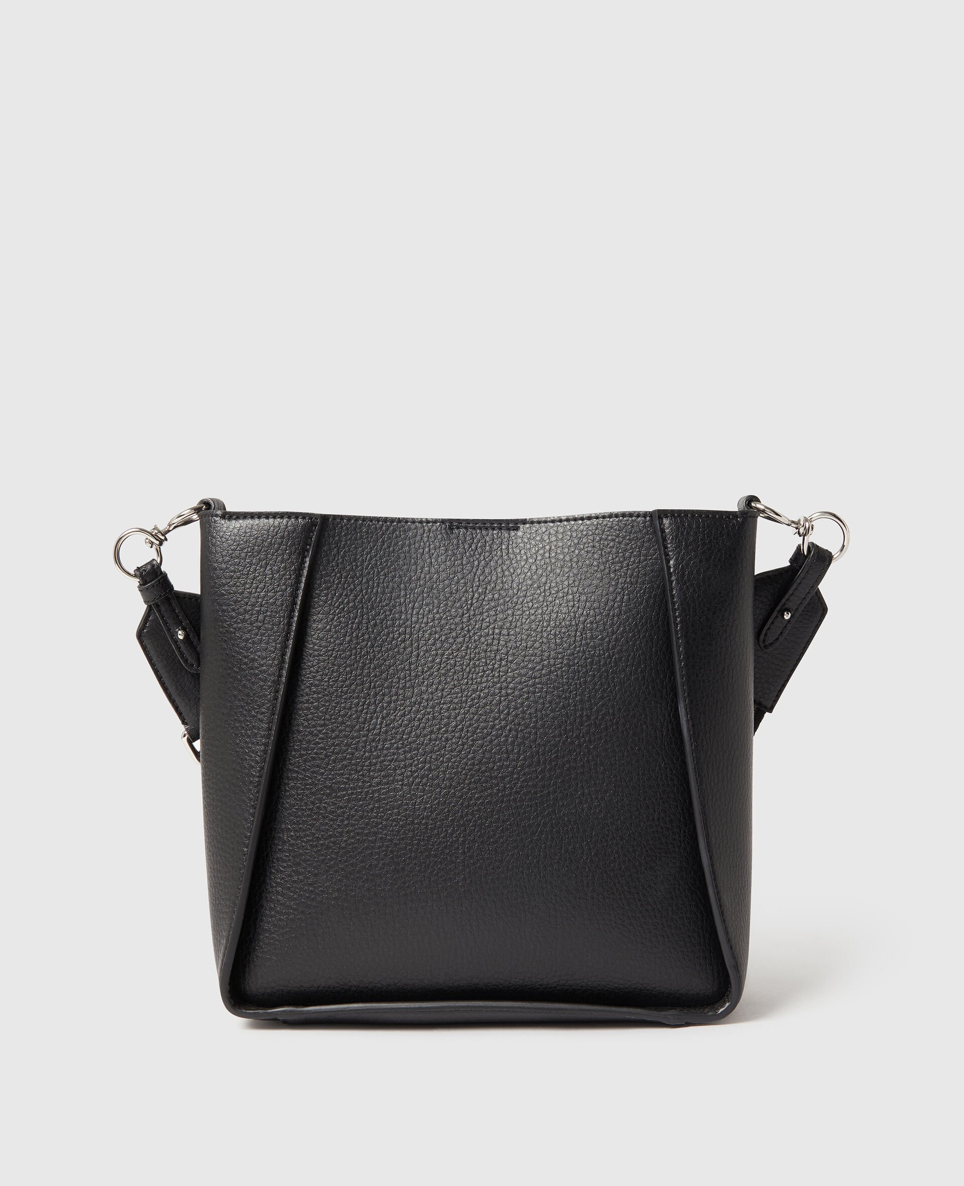 Logo Square Crossbody Bag-Black-large image number 2