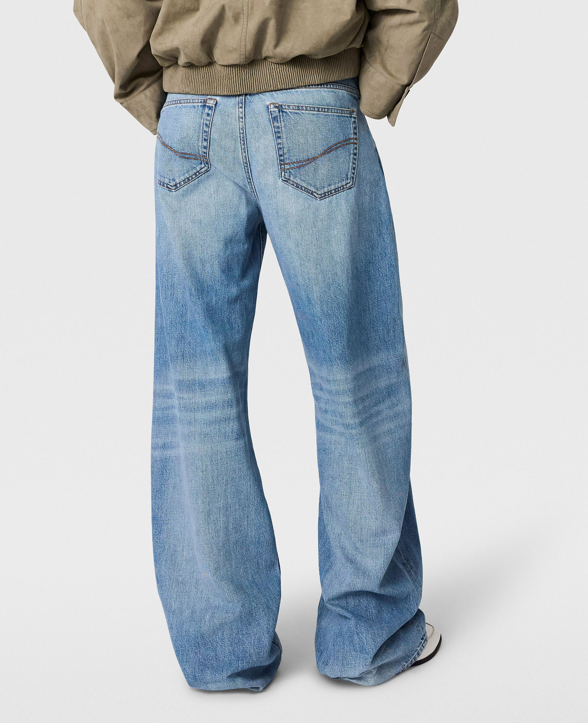 Mid Waist Relaxed Curve Jeans-Blue-large image number 3