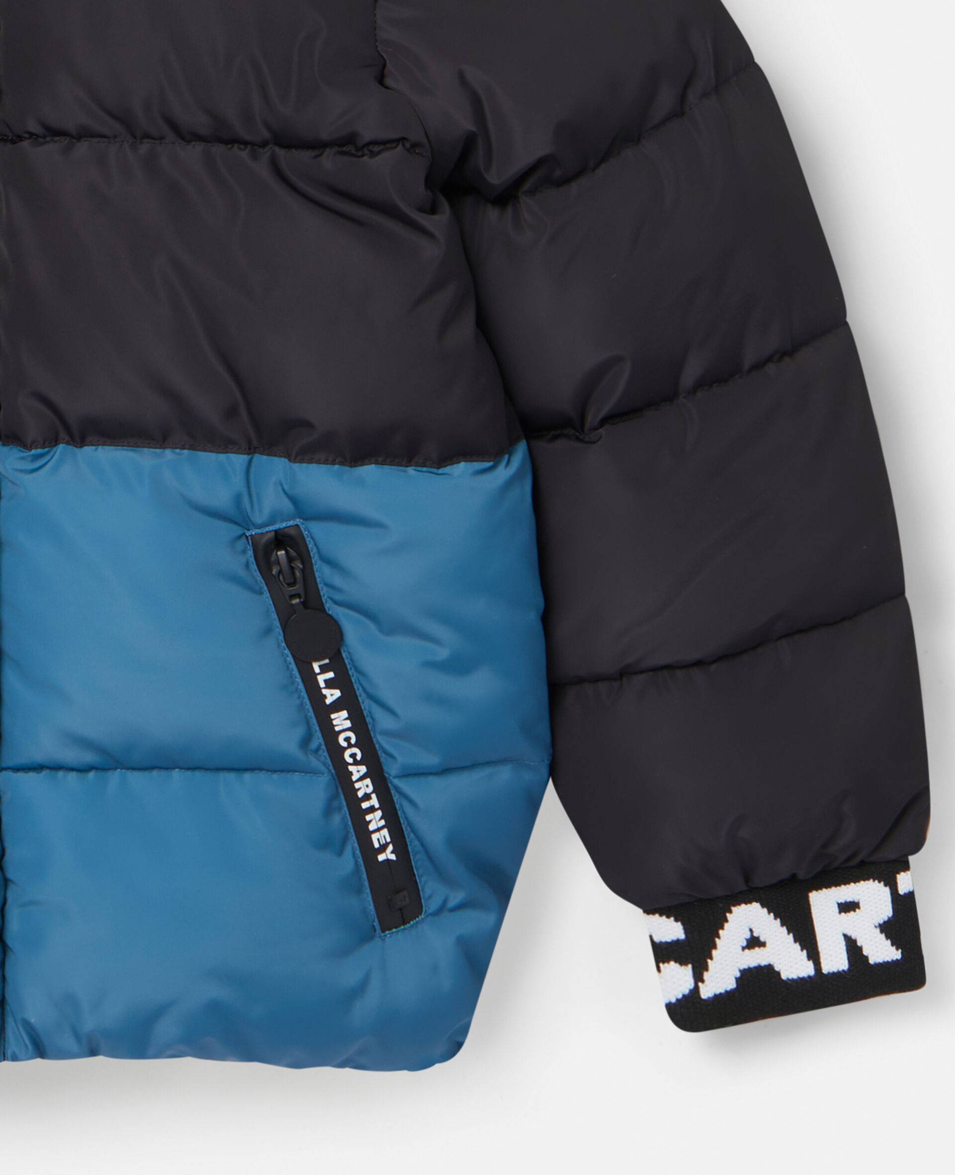 Logo Puffer Jacket-Multicolour-large image number 2