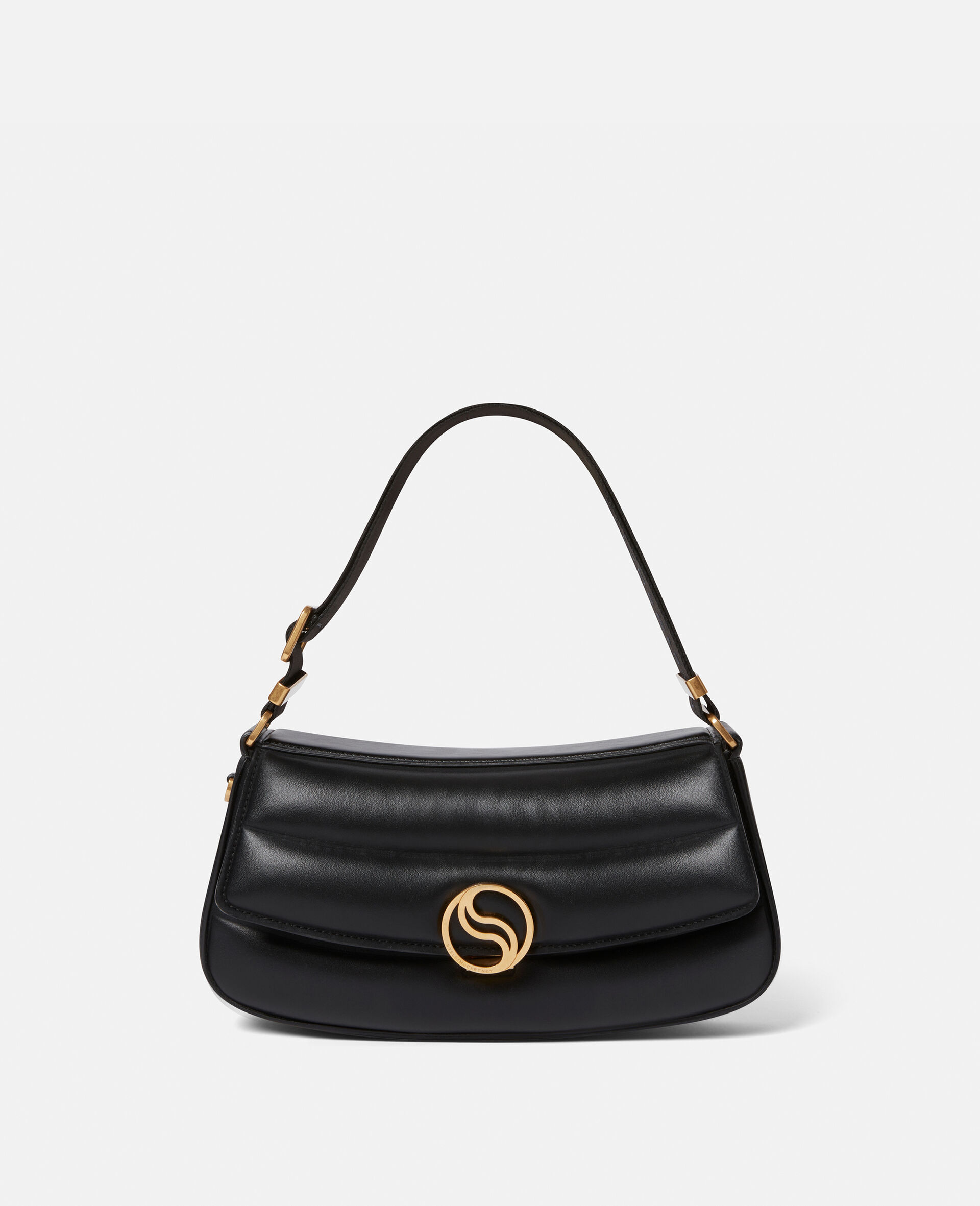 S-Wave Padded Shoulder Bag-Black-large image number 0