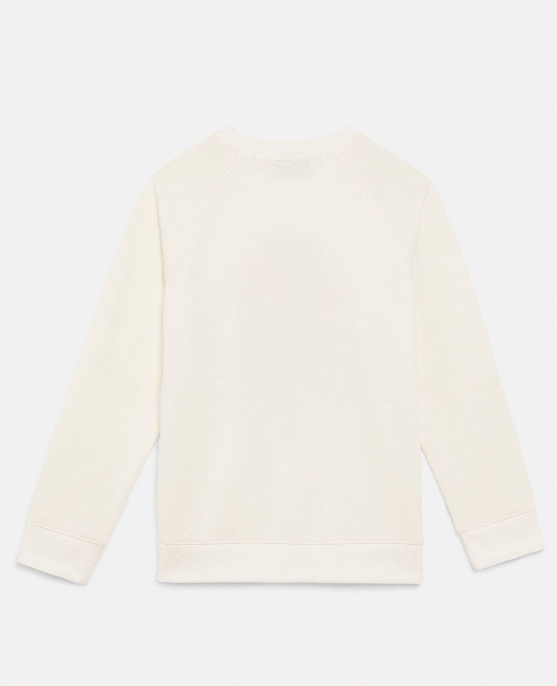 Popsicle Print Fleece Sweatshirt-White-large image number 2