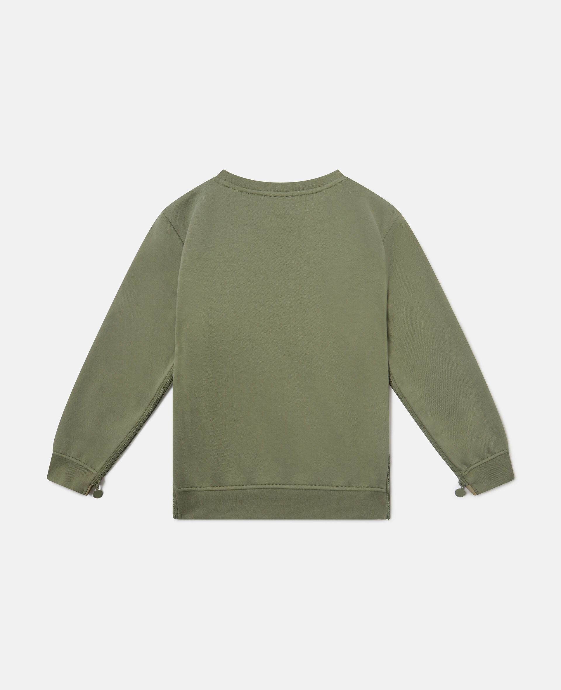 Logo Medallion Crewneck Sweatshirt-Green-large image number 2