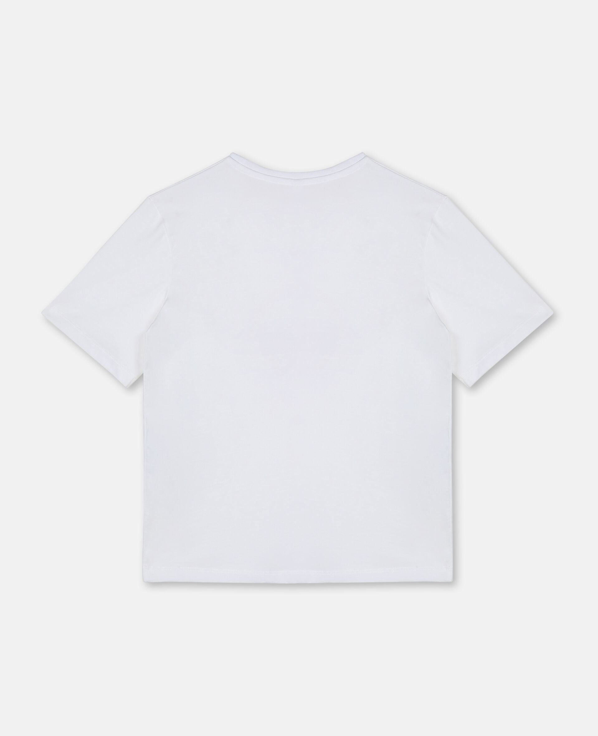 Extra Cool Oversize Cotton T-shirt -White-large image number 3