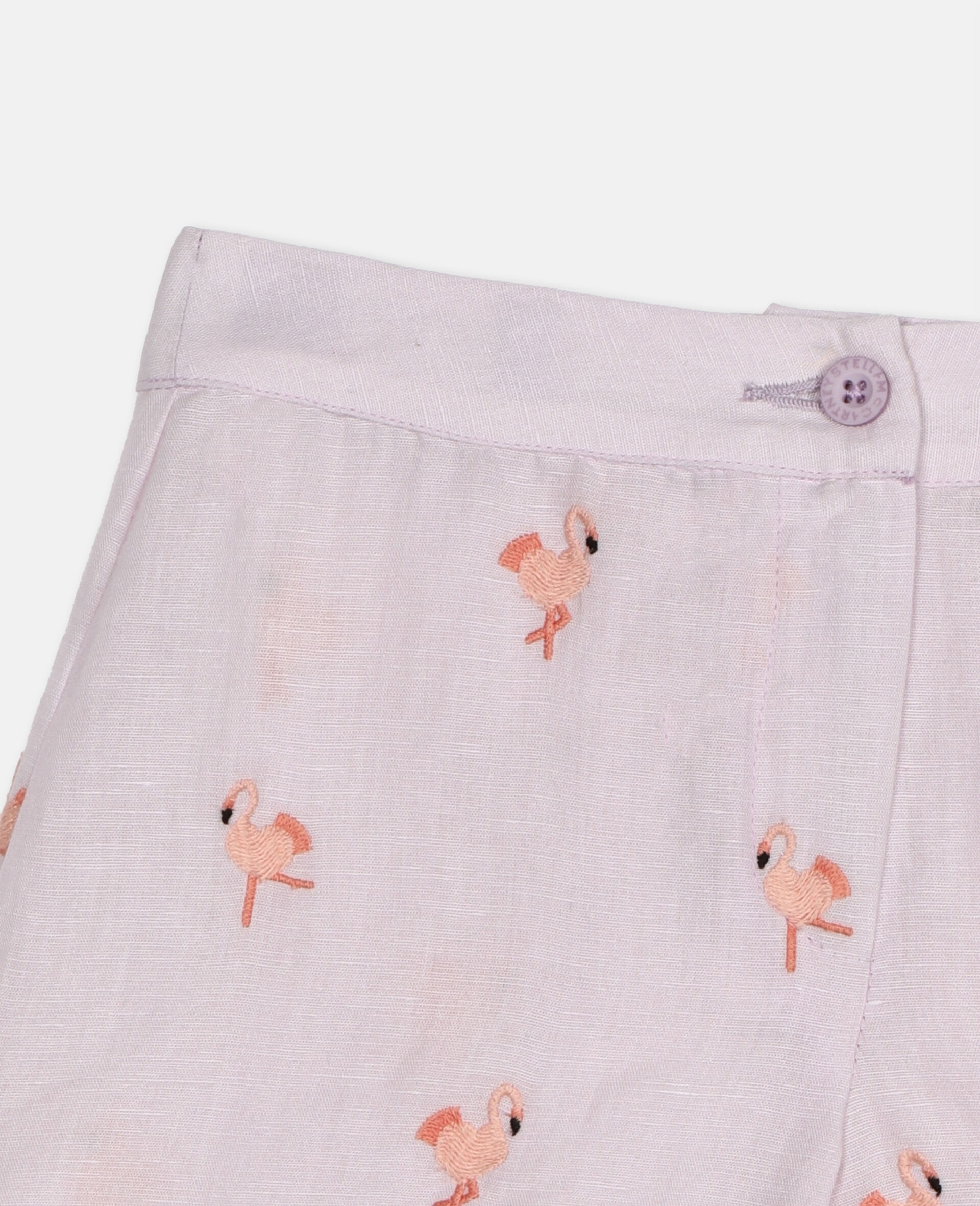 Shorts mit Flamingo-Stickerei -Rose-large image number 1