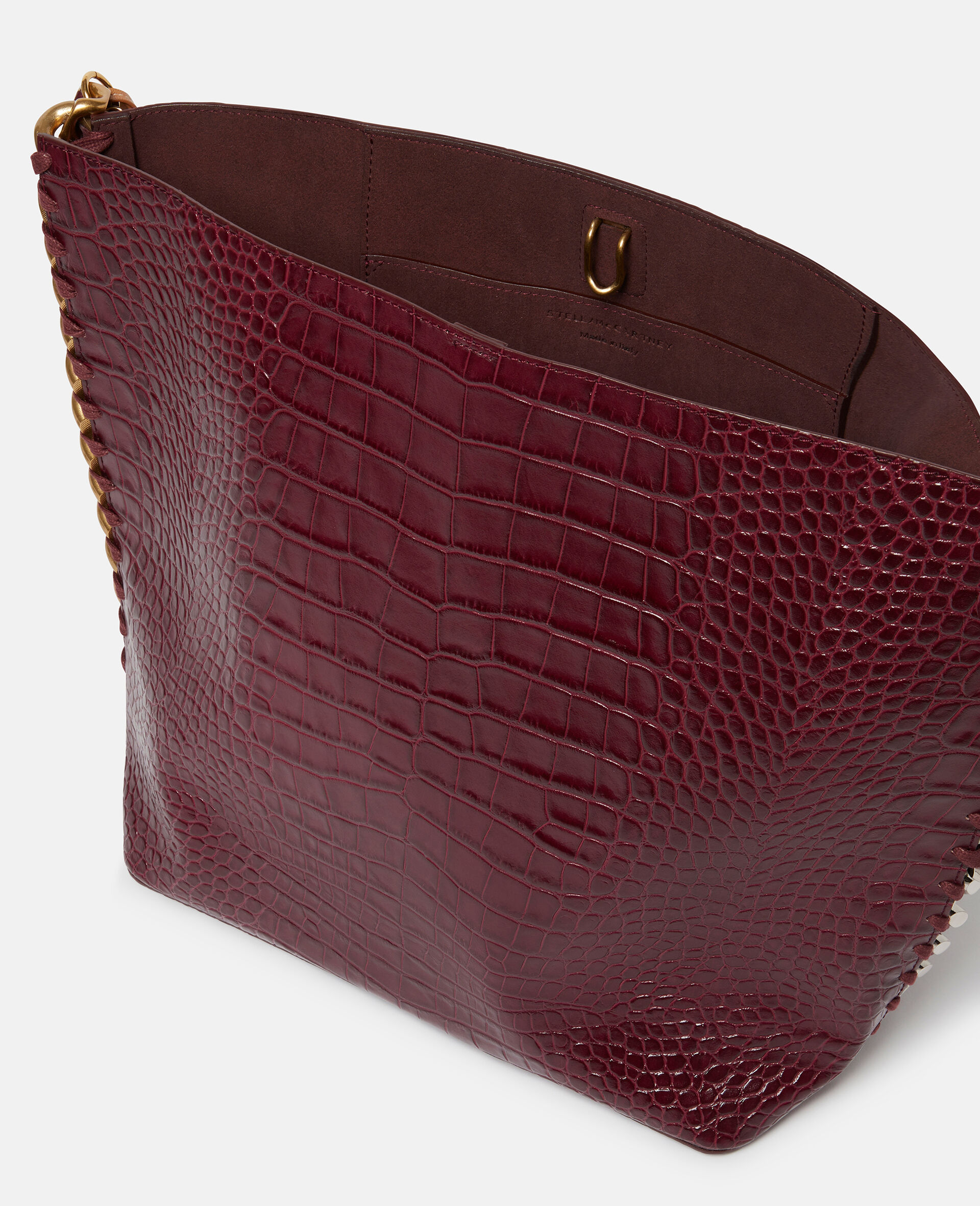 Frayme Croc-Effect Embossed Tote Bag-Multicolour-large image number 4