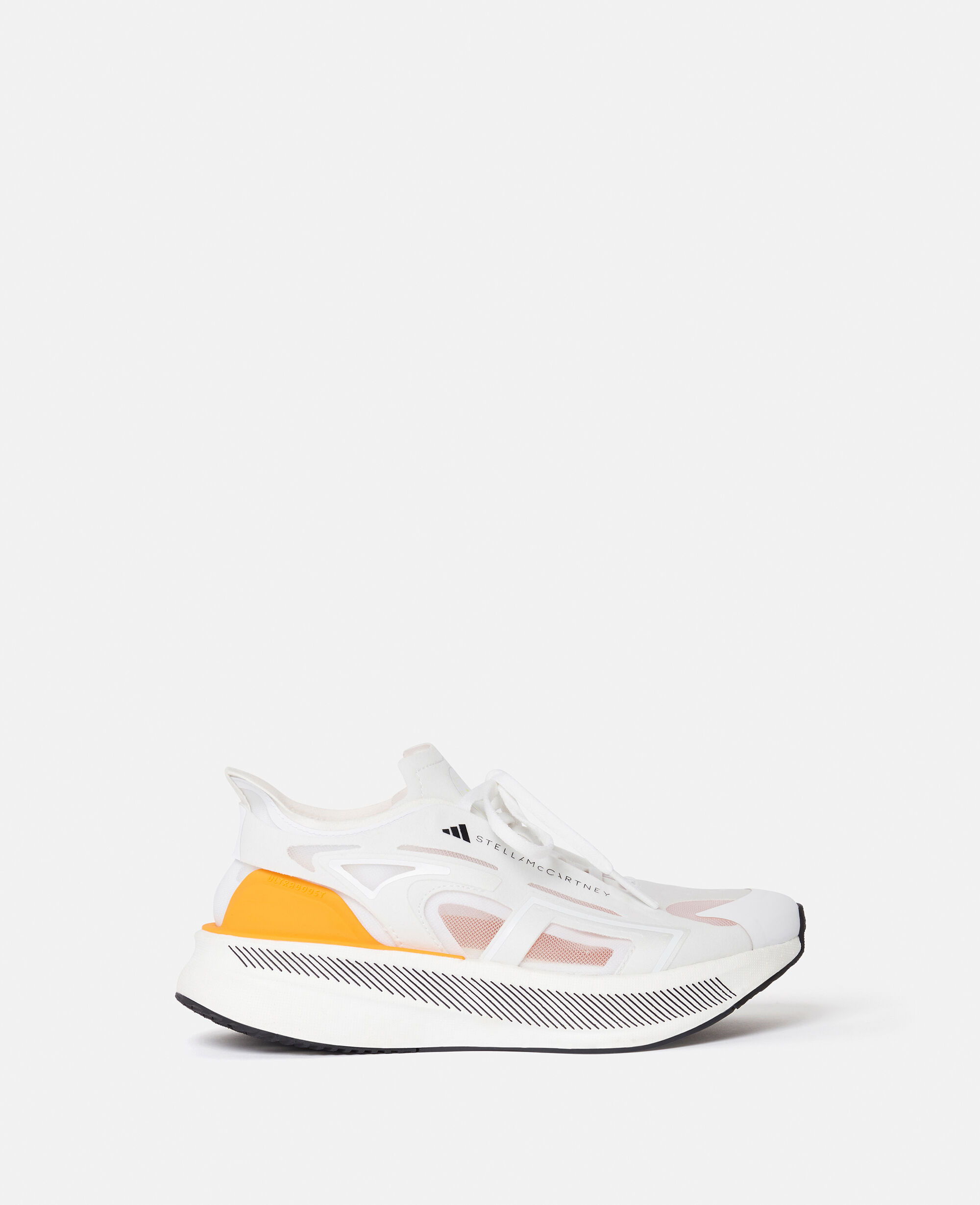 Women White Semi Solar Slime Yellow UltraBOOST 5 Running Trainers Stella McCartney ES