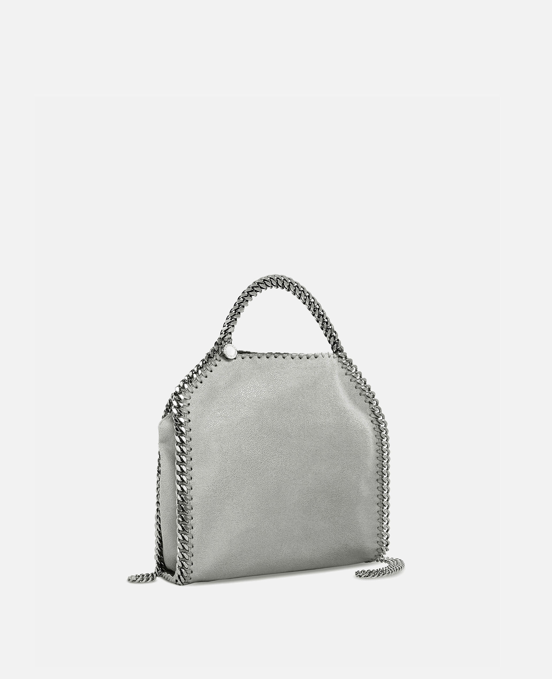Falabella Tiny Tote Bag-Grey-model