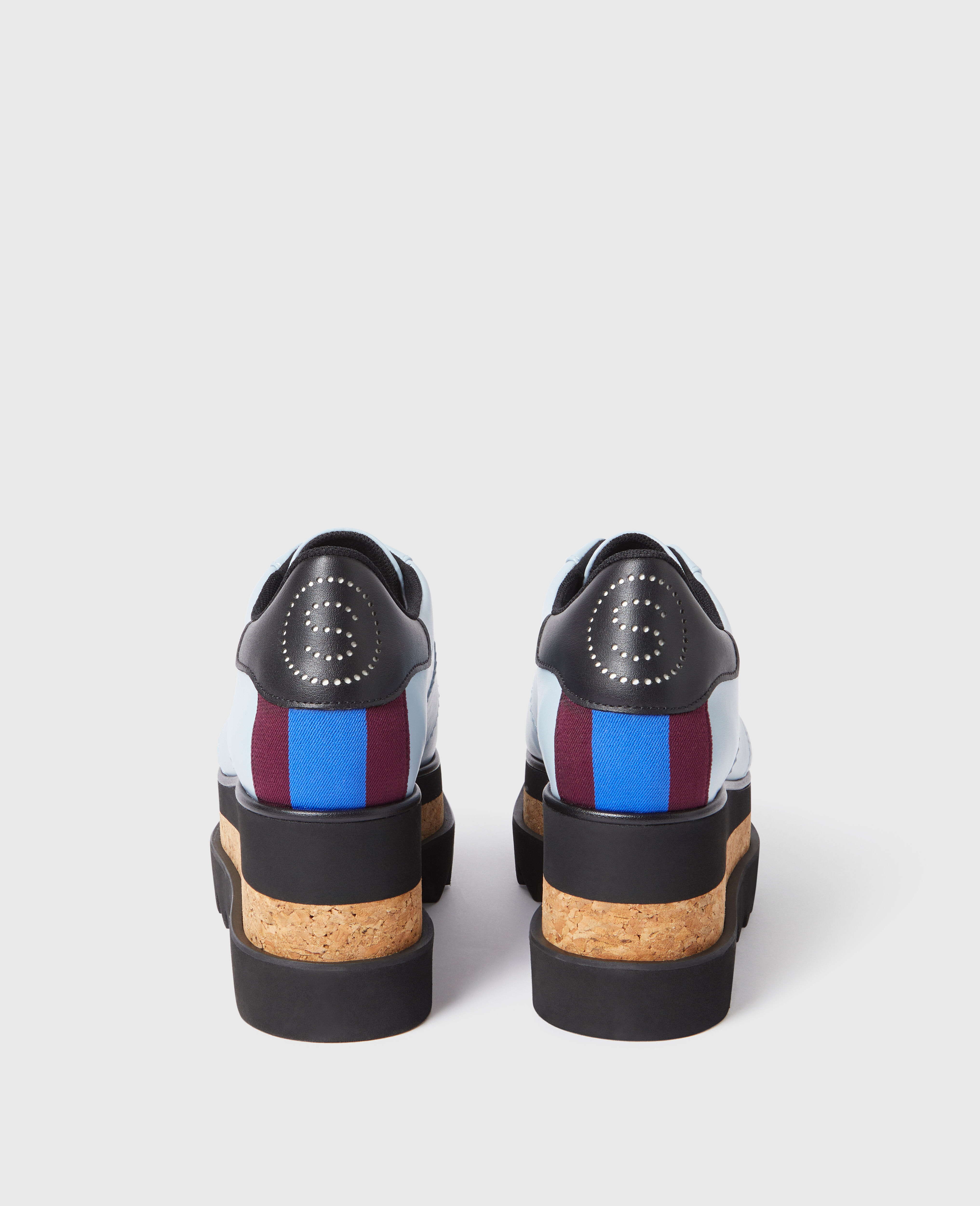 Women Dusty blue Sneak-Elyse Platform Sneakers | Stella