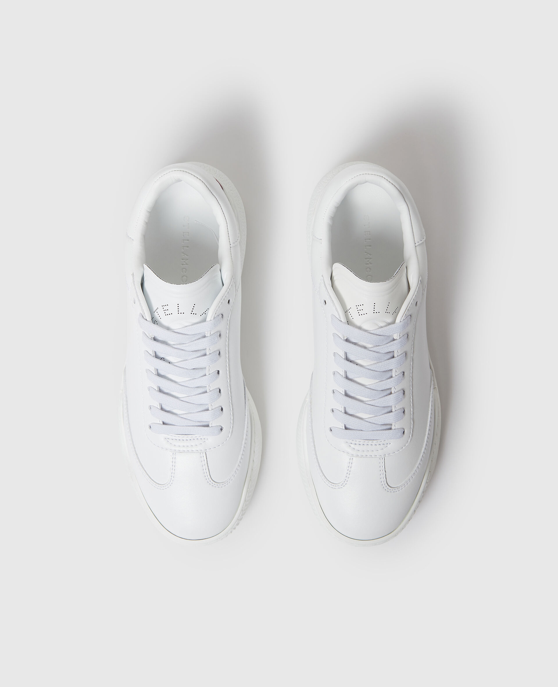 Loop Lace-up Sneakers-White-large image number 3