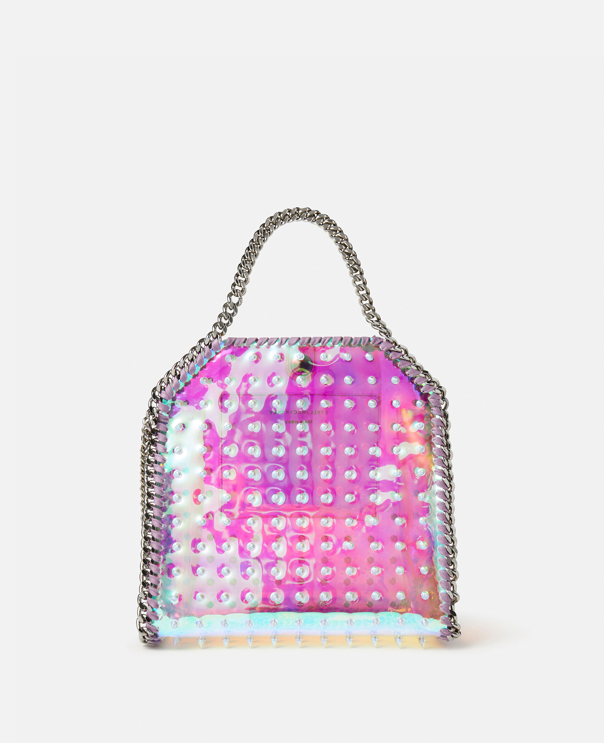 Online Exclusive Falabella Mini Holographic Spike Tote-Multicoloured-large image number 2