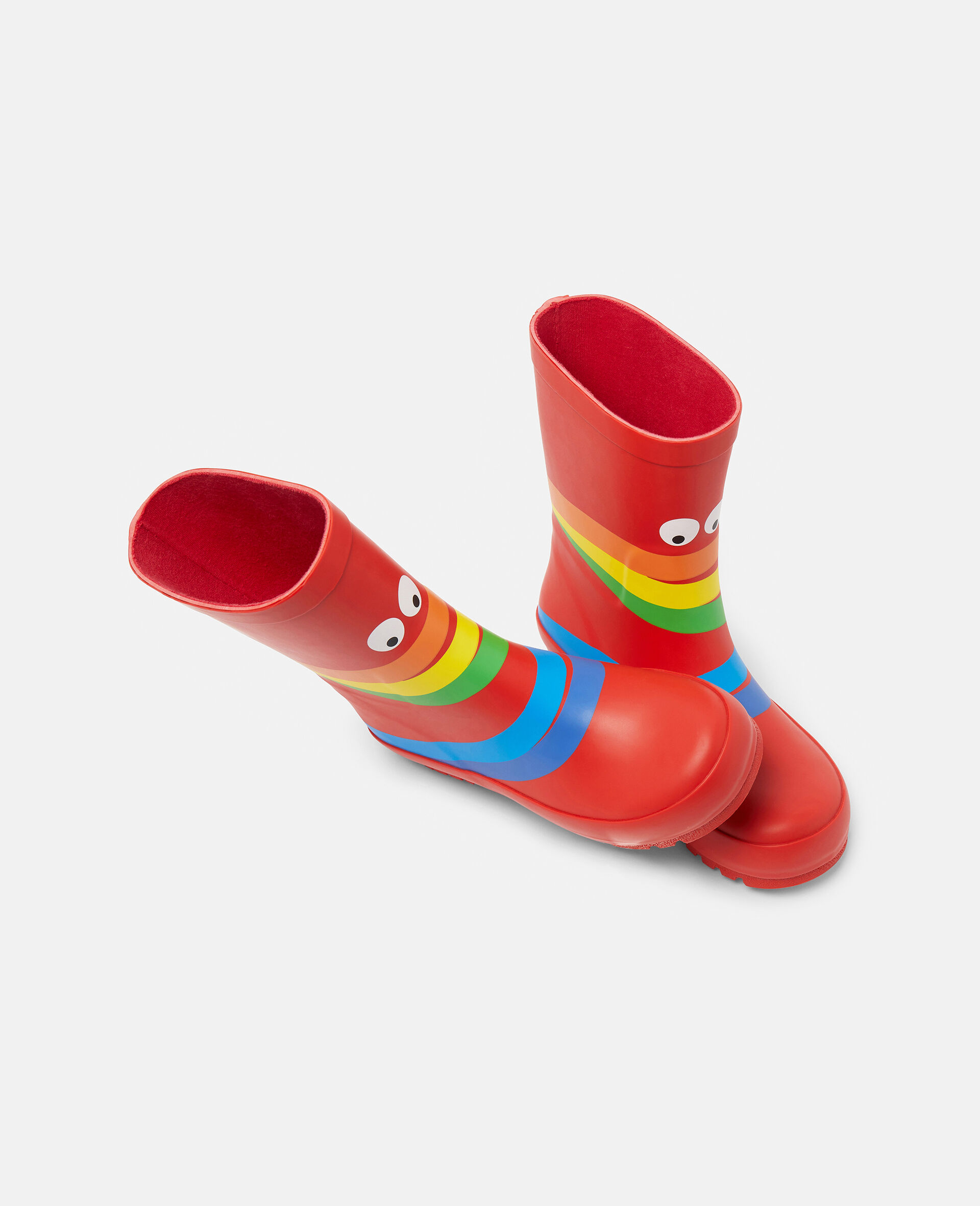 Rubber Rain Boots-Red-large image number 3