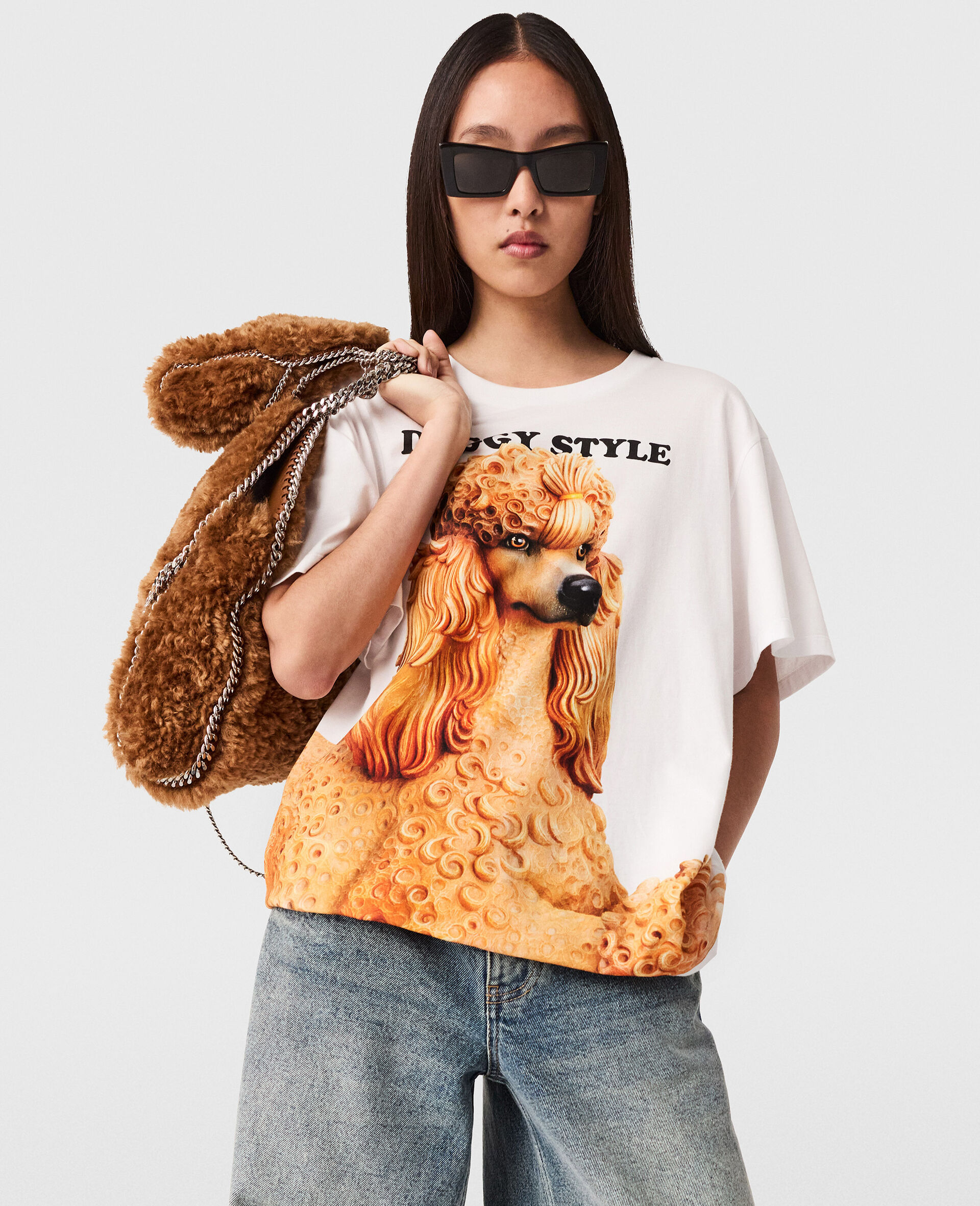 Jeff Koons Doggy Style T-Shirt-White-large image number 3